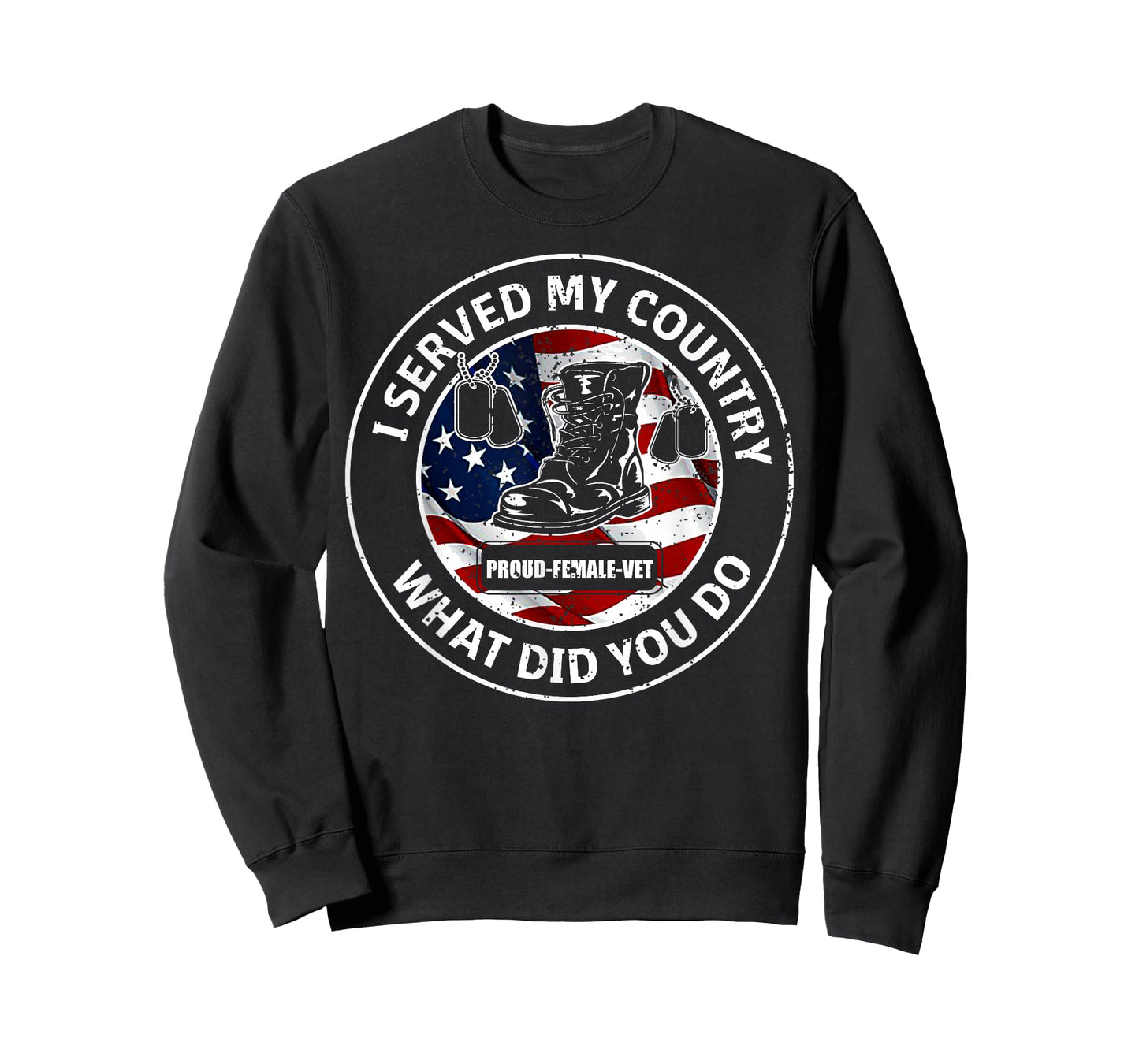 I Served My Country Veteran What Did You Do T Shirts T-Shirt