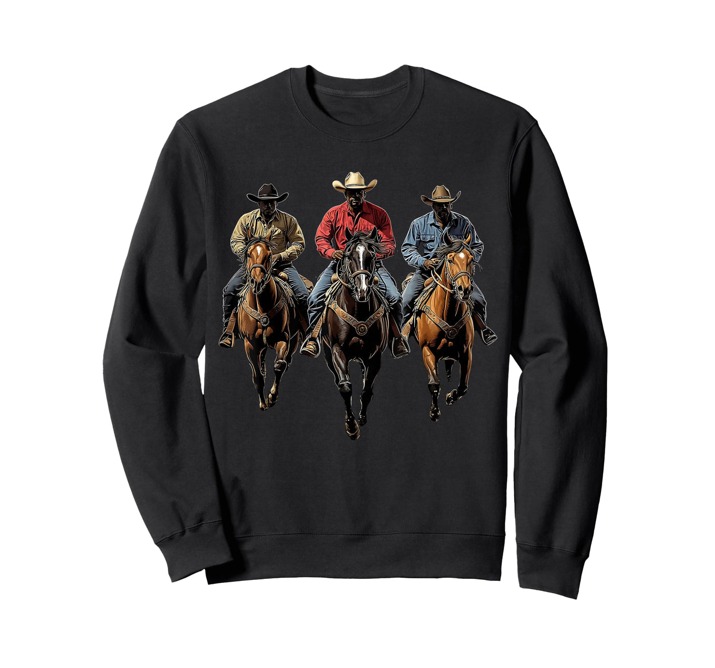 Black African American Cowboy Western Country Texas Rodeo T-Shirt