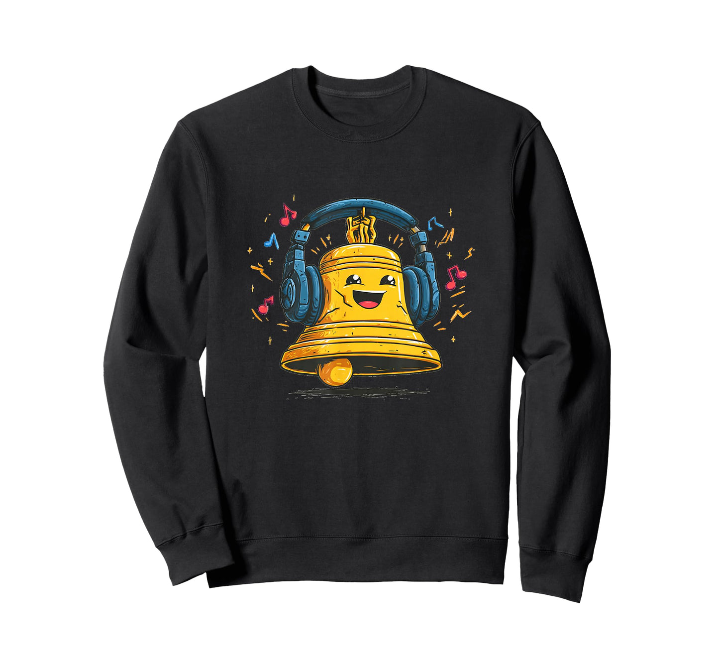 Laughing Liberty Bell with Headphones for Boys and Girls T-Shirt