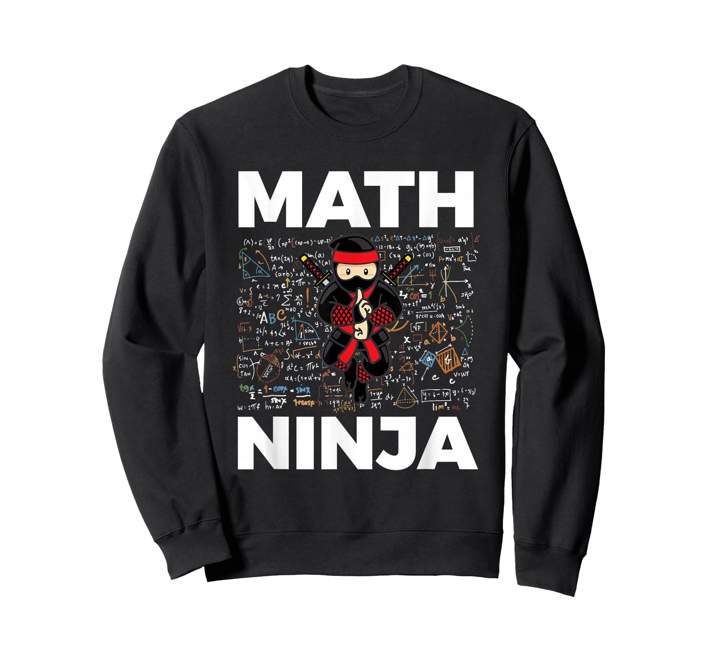 Funny Math Ninja T-Shirt for Mathematics Teacher Student T-Shirt