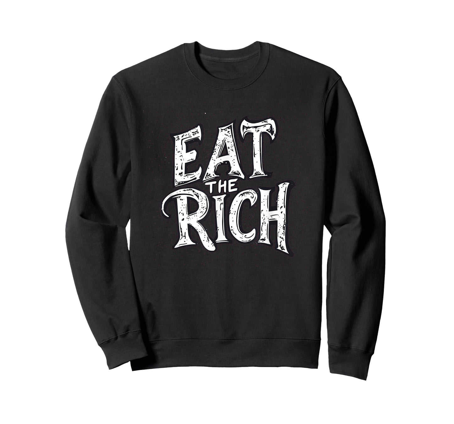 Pretty Eat the Rich Statement Graphic T-Shirt