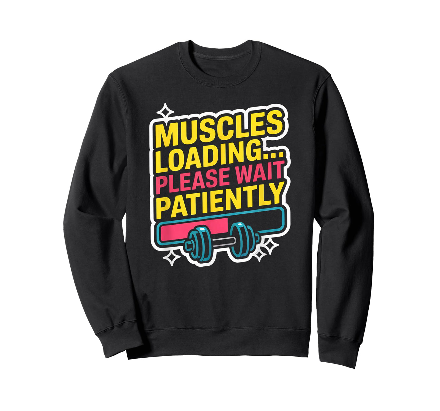 Muscles Loading Please Wait Fitness Funny Gym Workout Men T-Shirt