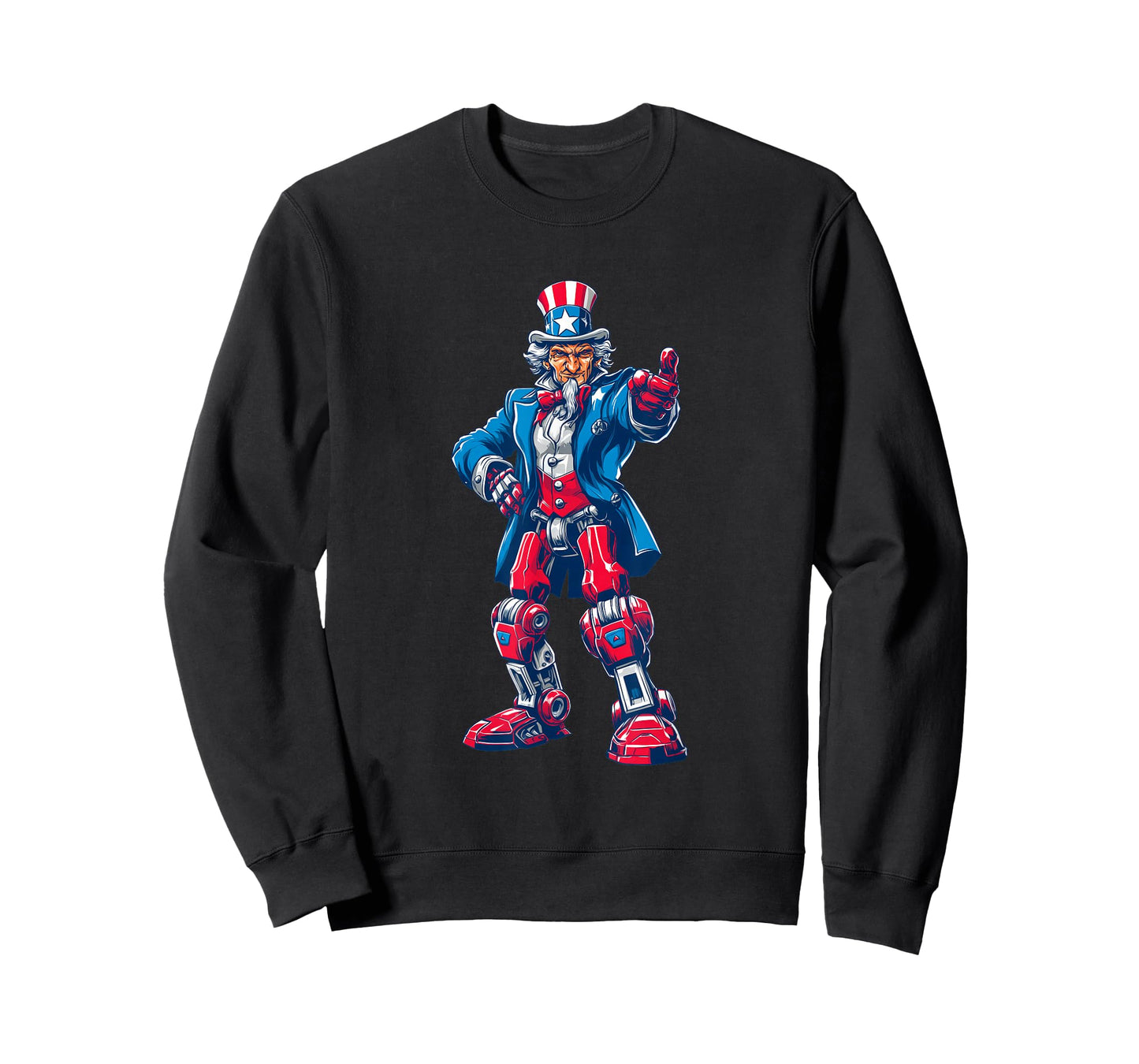 Funny AI Uncle Costume for Robot and Sam Lovers T-Shirt