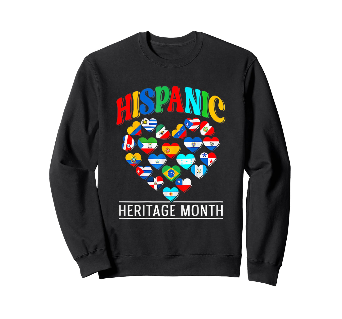 Happy National Hispanic Heritage Month All Countries Love T-Shirt