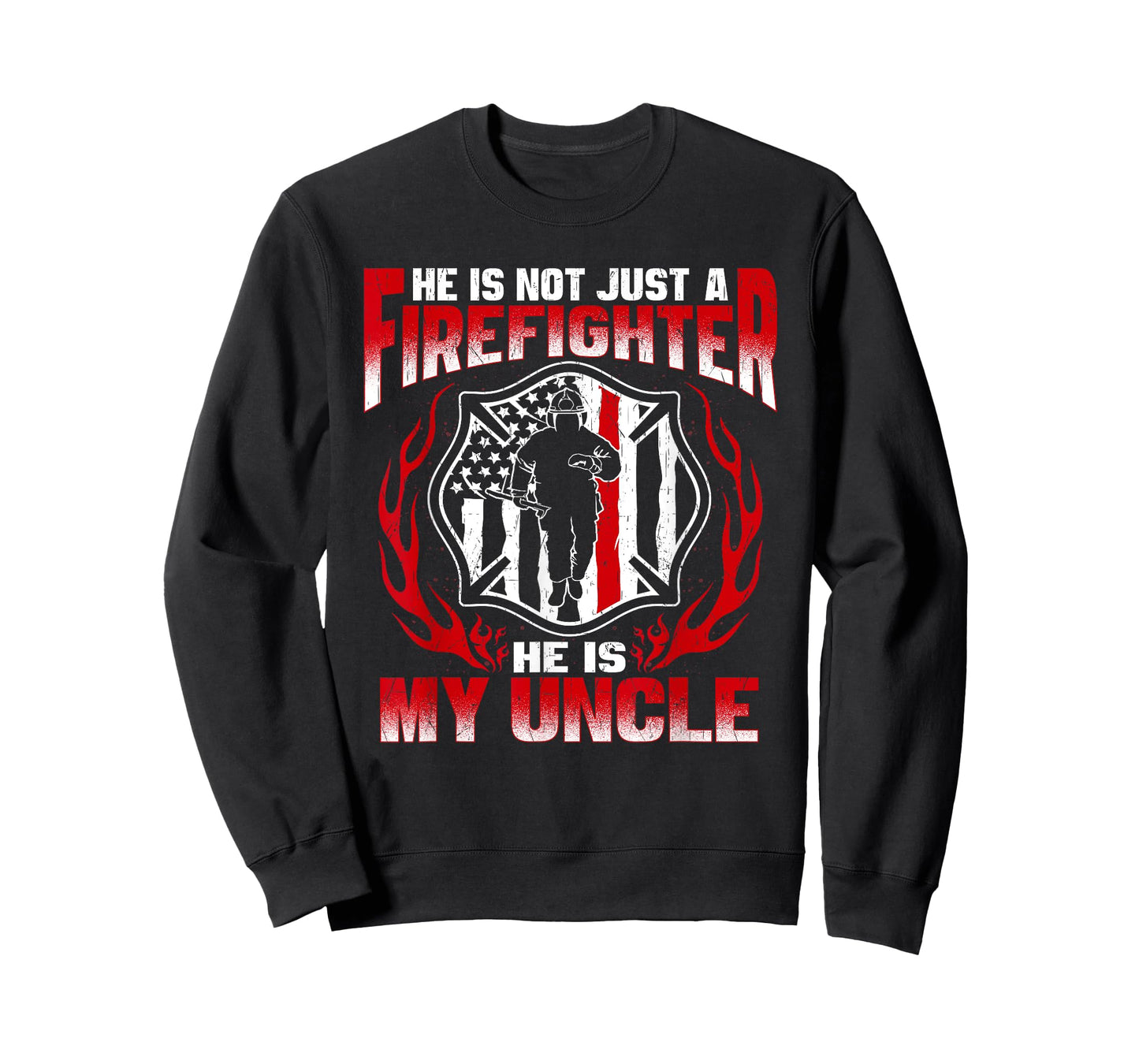 My Uncle Is A Firefighter Hero Proud Fire Niece Nephew Gifts T-Shirt