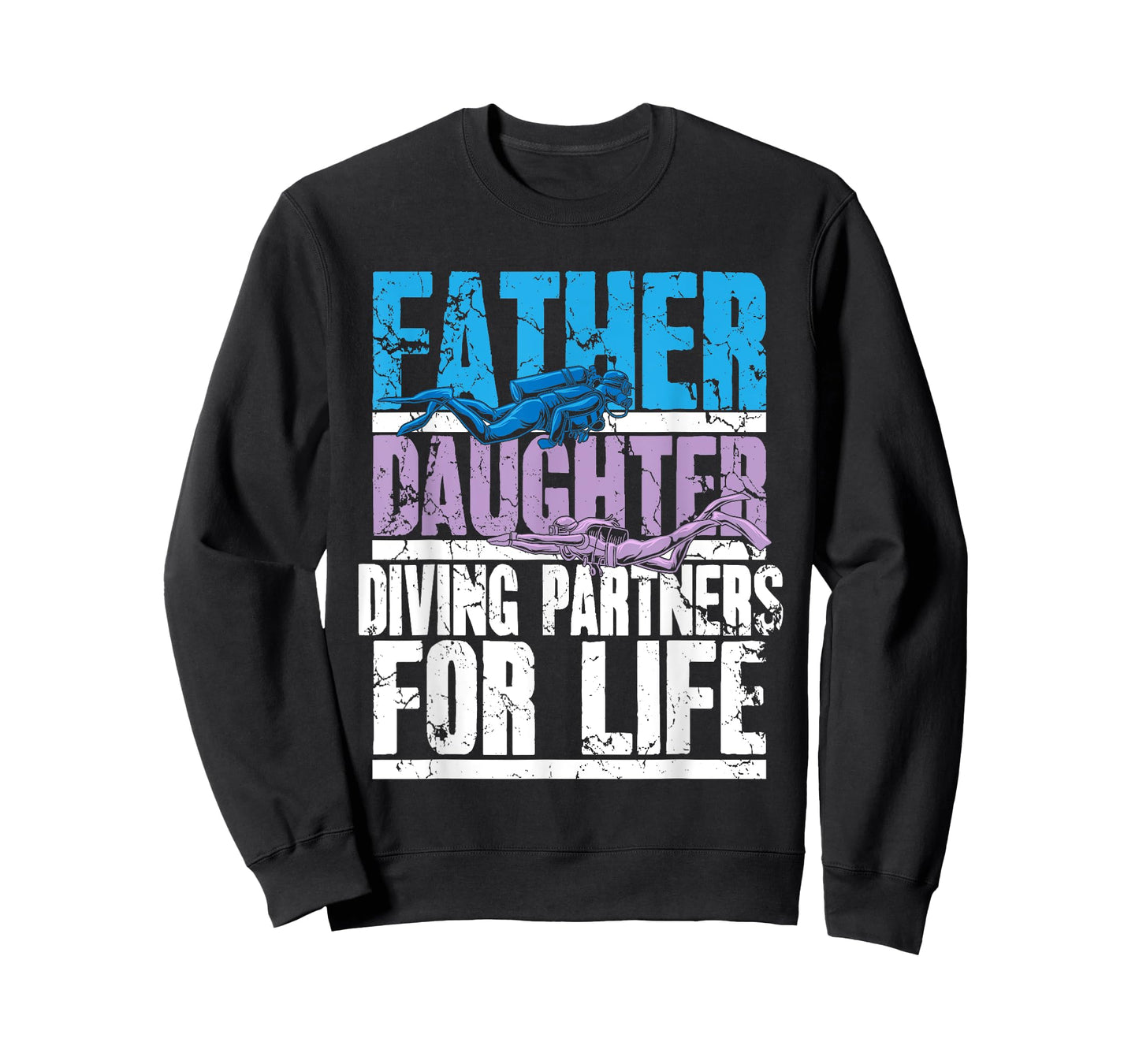 Scuba Diving Dad and Daughter Diving Partners for Life T-Shirt
