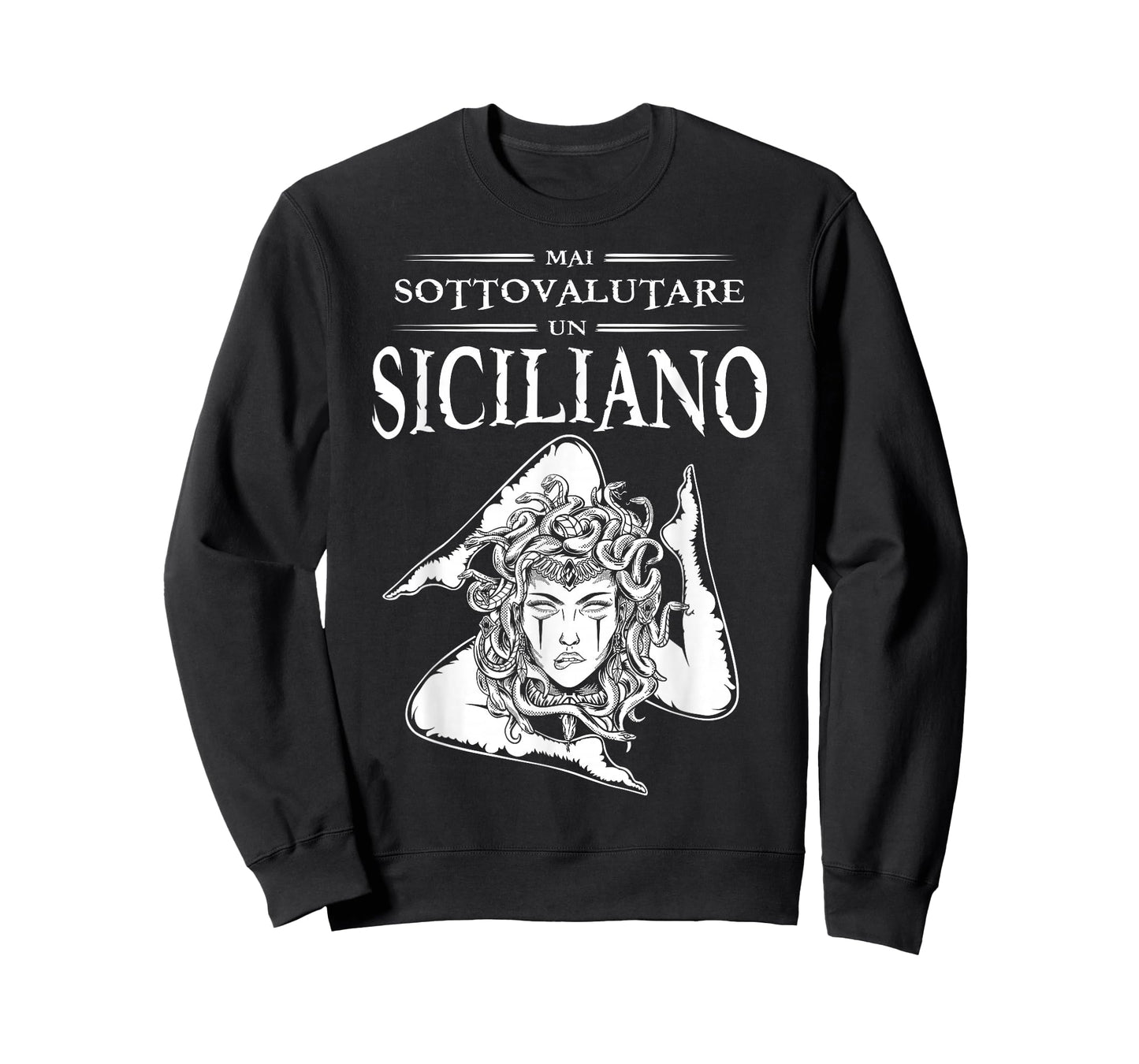 Never Underestimate A Sicilian Trinacria Sicilia Heraldik T-Shirt