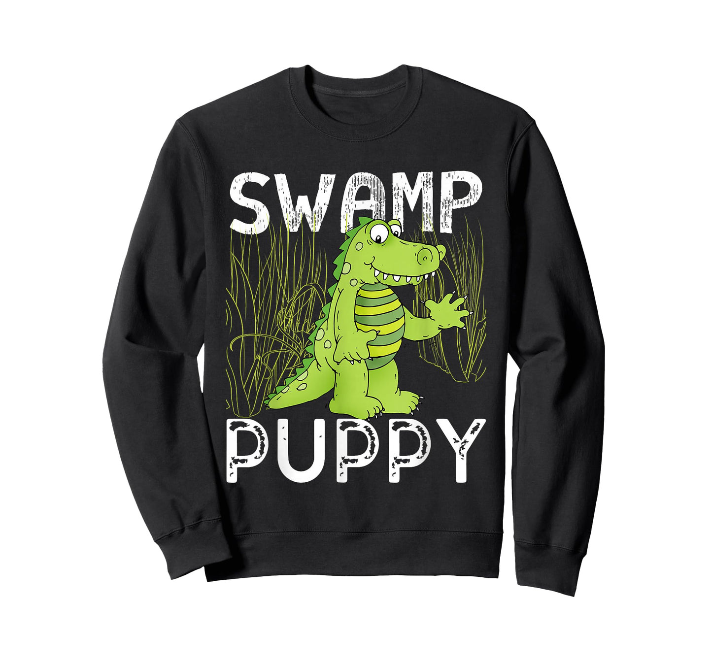Quirky Swamp-Themed Alligator Everglades Swamp Puppies T-Shirt