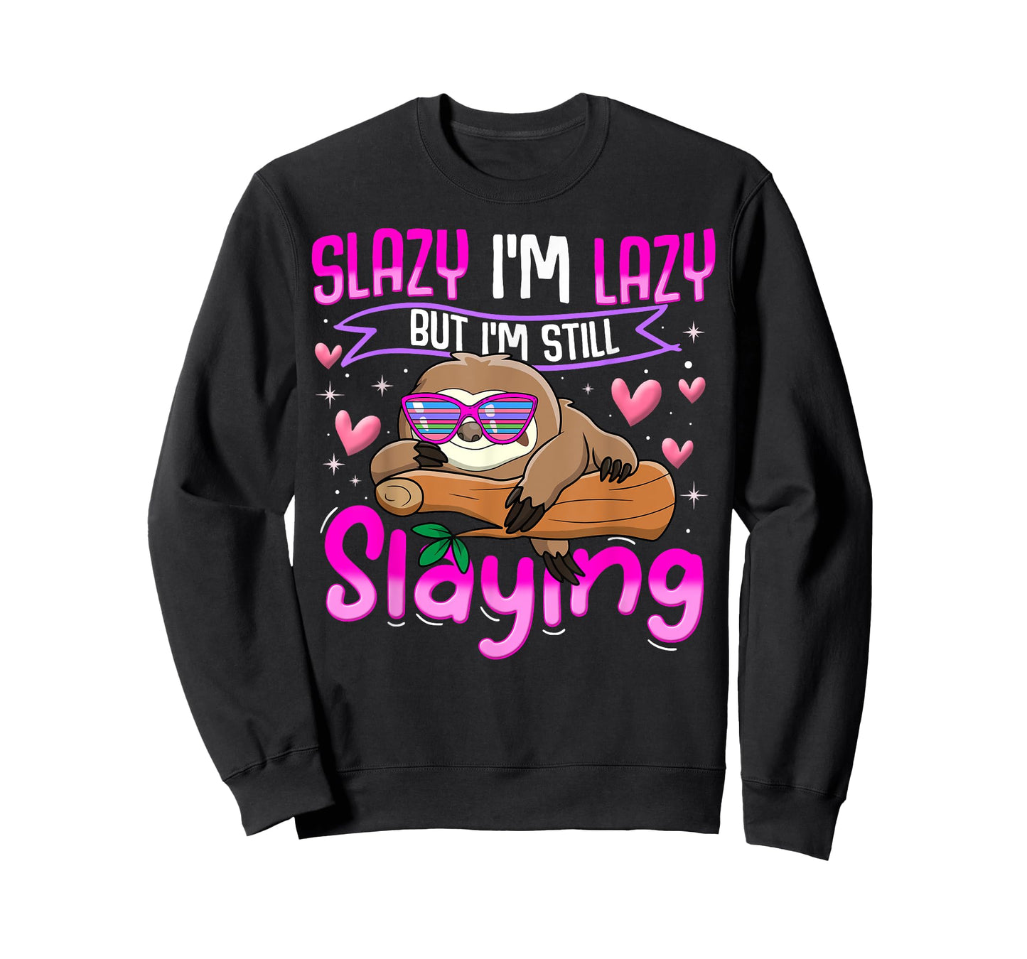 Tween Girl Shirt Funny Animal Sloth Trendy Slazy Gift T-Shirt