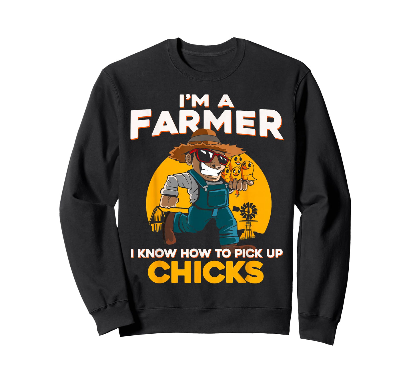 I’m A Farmer I Know How To Pick Up Chicks Funny Farmers T-Shirt