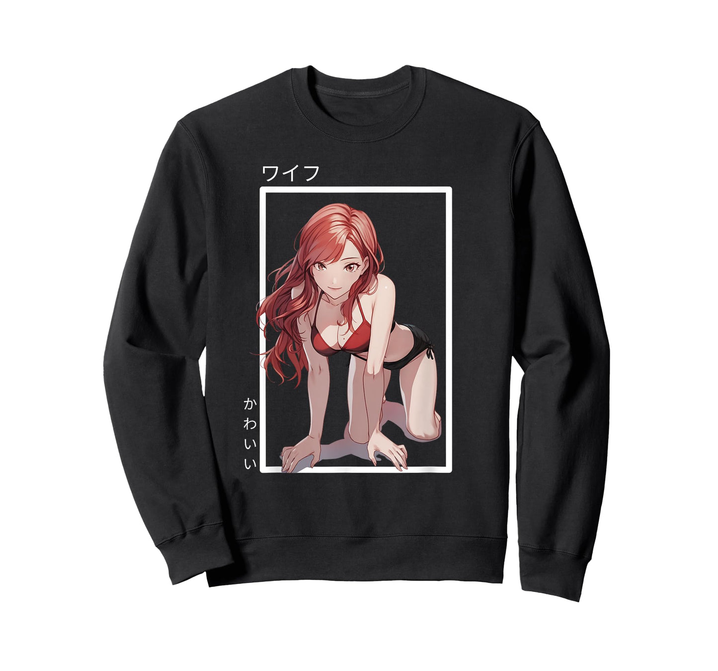 Waifu Anime Girl For Men Women Hentai Weeb Japanese Graphic T-Shirt