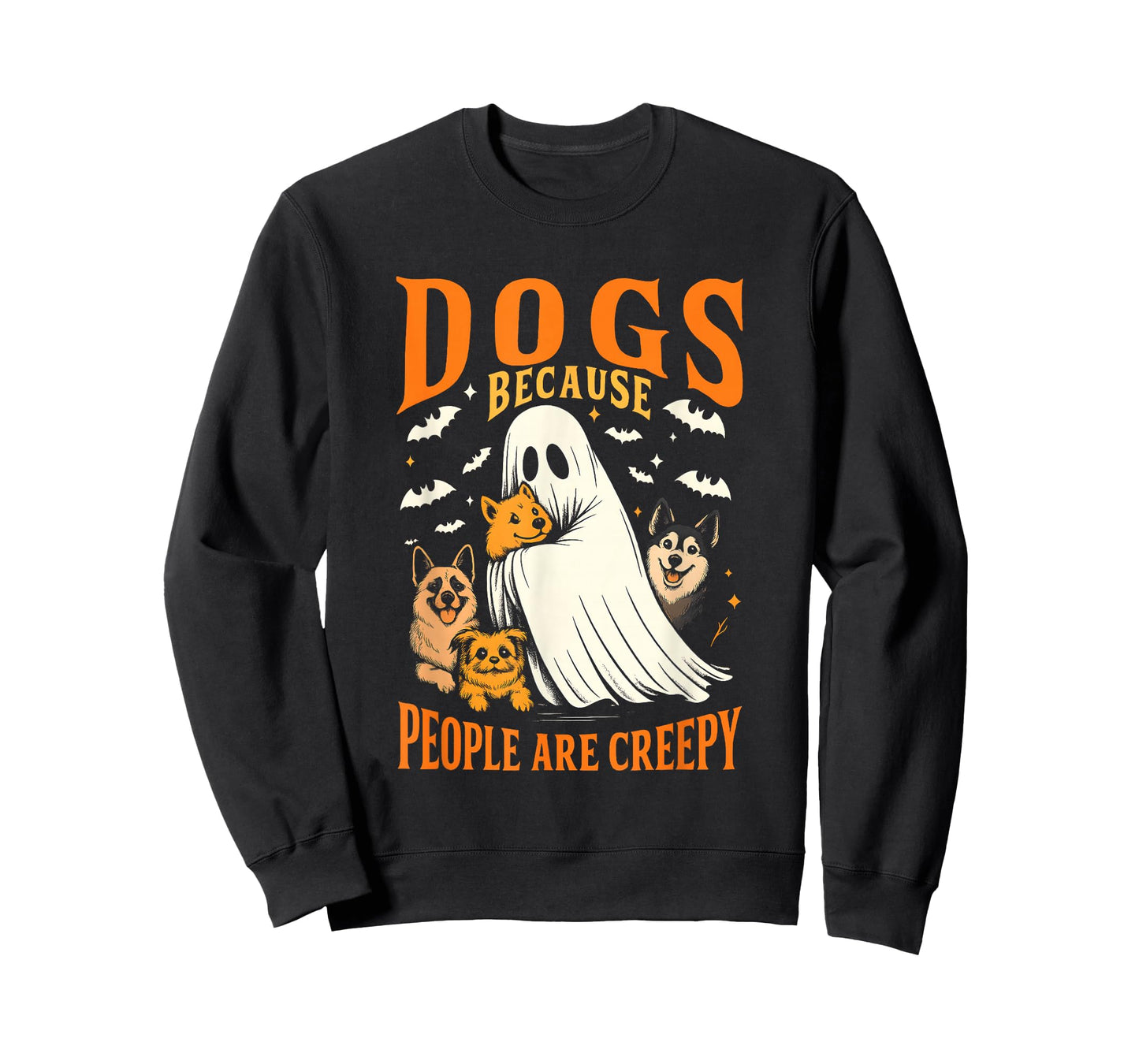 Spooky Dogs Because People are Creepy Halloween T-Shirt