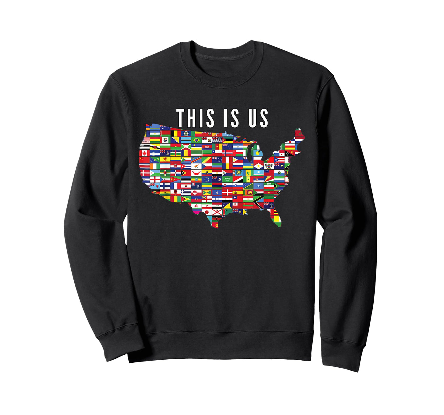 This Is US. Immigration International Flags T-Shirt