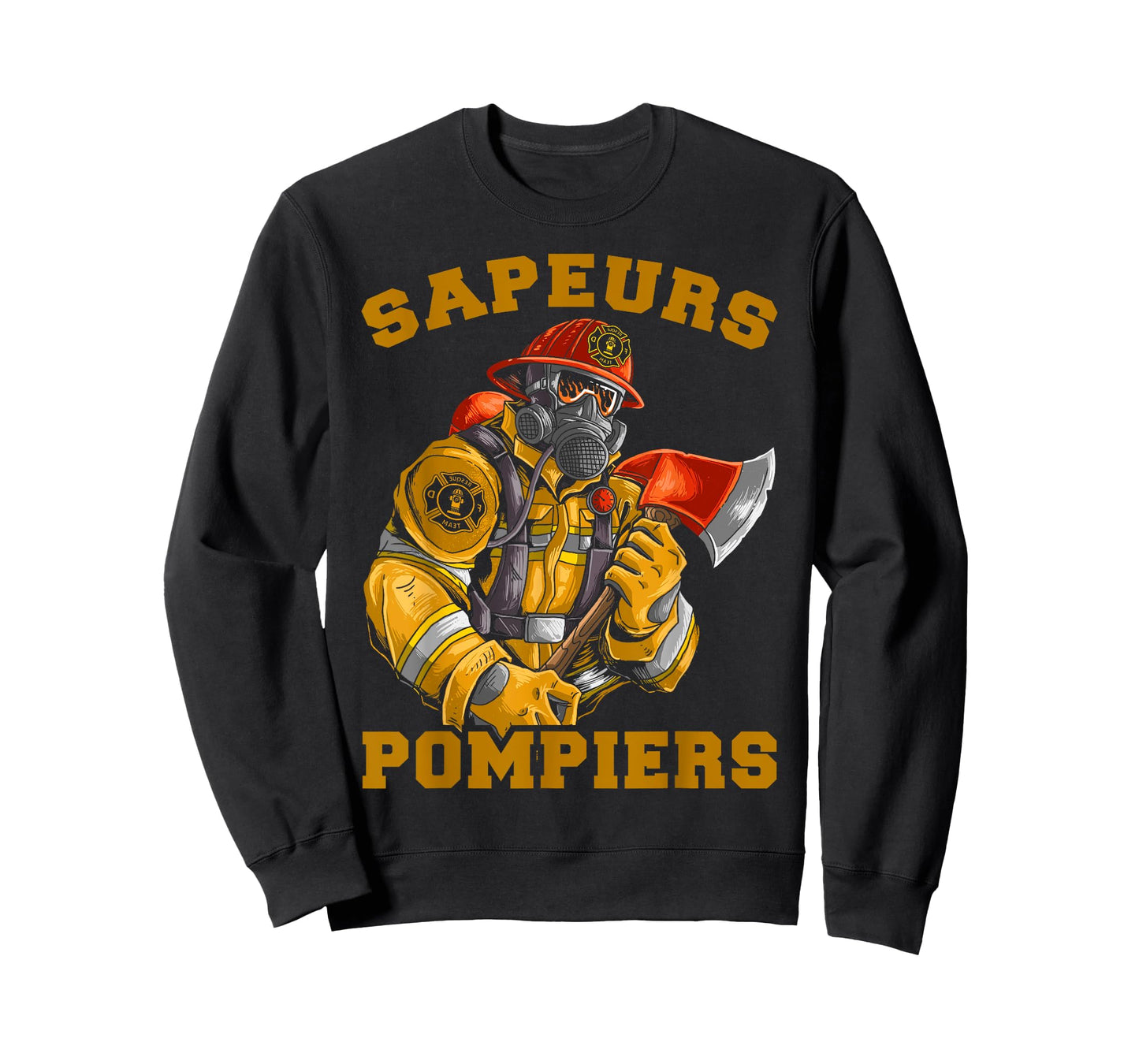 Fireman Sapeur Hero Save Life Extinguishing Fire Brigade T-Shirt