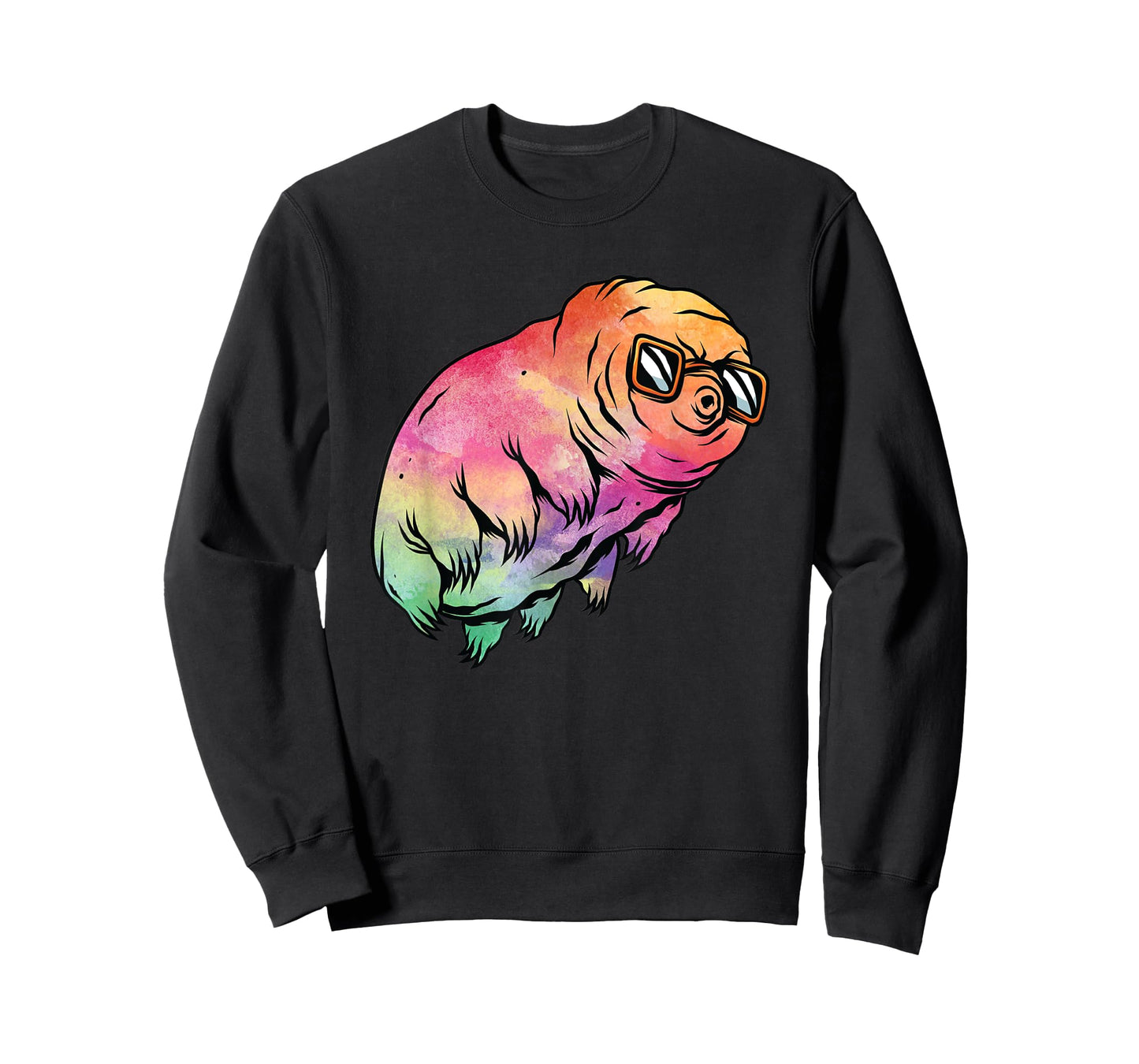 Big Rainbow Water Bear Microbiology Funny Tardigrade T-Shirt