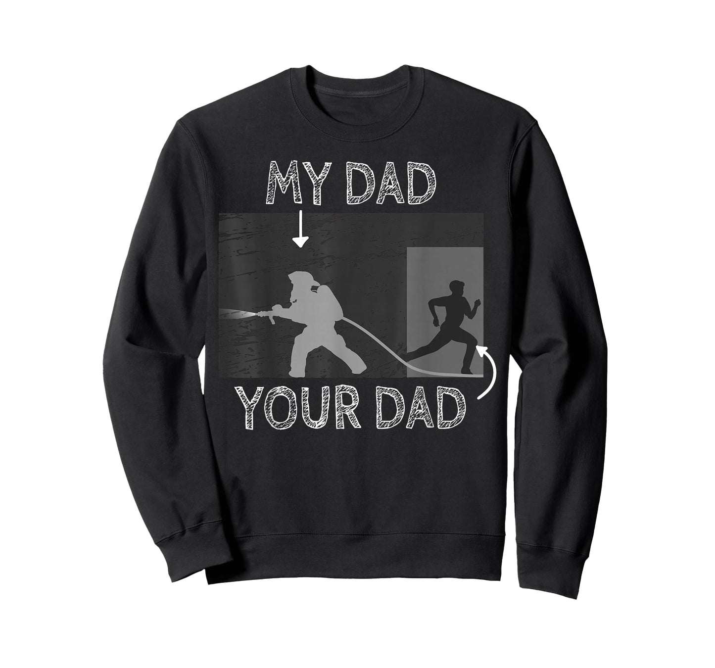 My Dad Your Dad Firefighter Son Proud Fireman Rescuer Gift T-Shirt