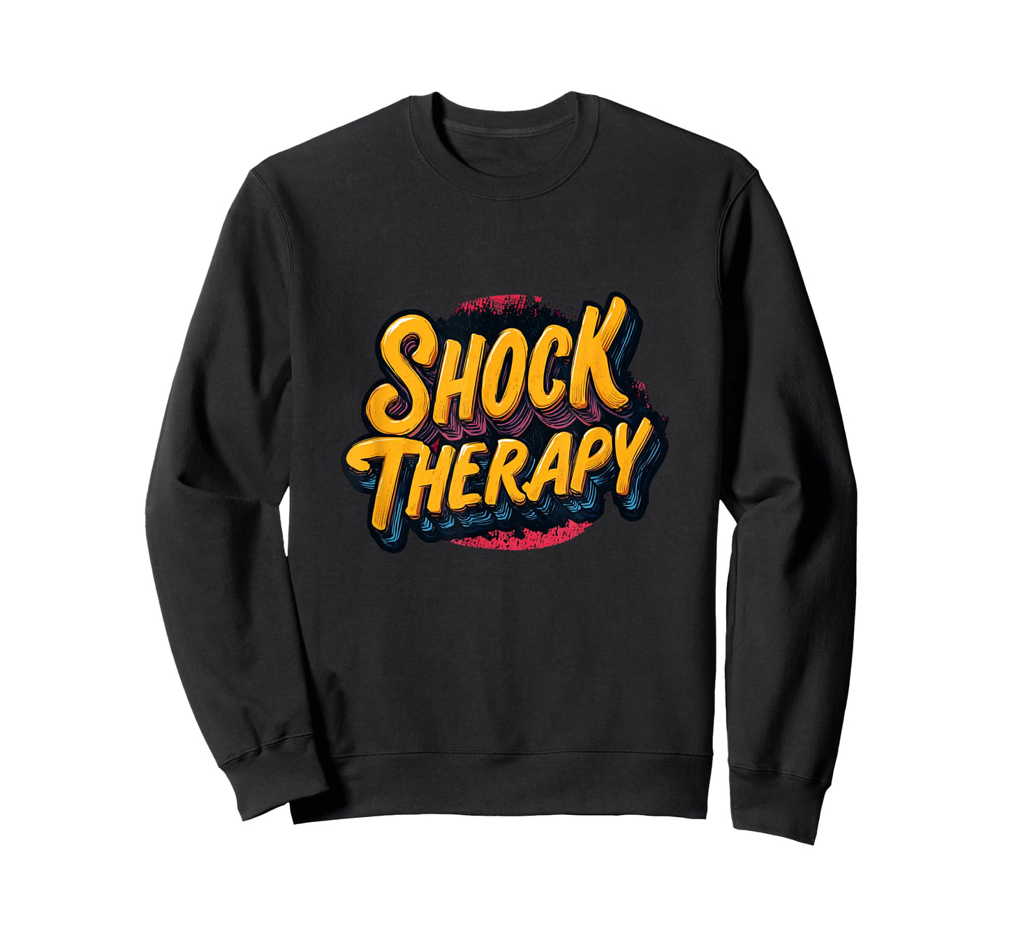 Vibrant and Cool Shock Therapy Emblem T-Shirt