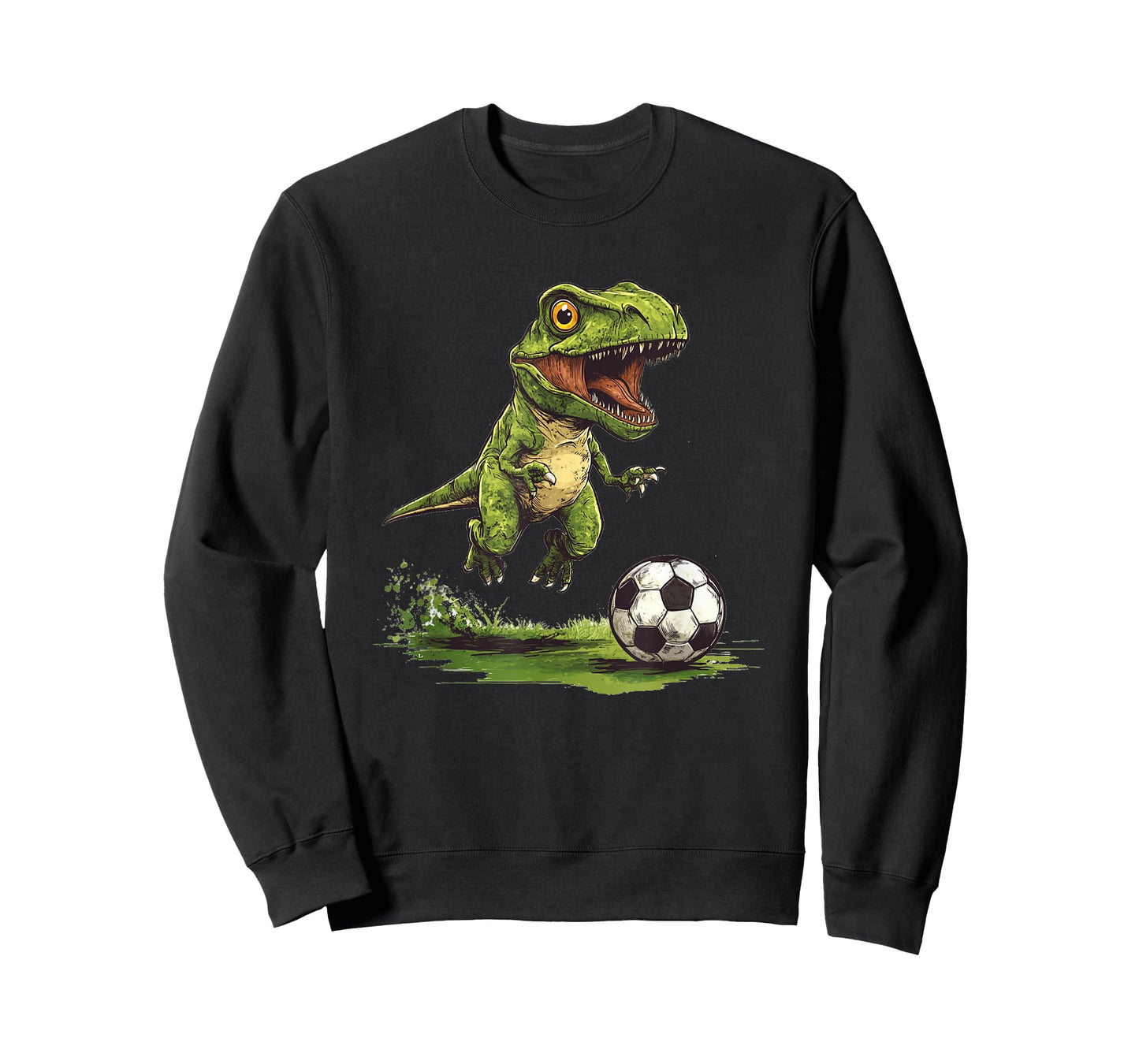Funny Soccer with Jurassic Dinosaur Outfit T-Shirt