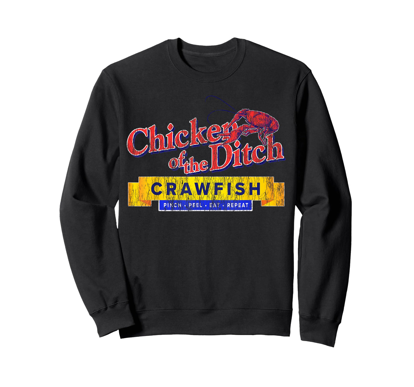 Chicken of The Ditch Crawfish T Shirt Crawfish Boil Shirt T-Shirt