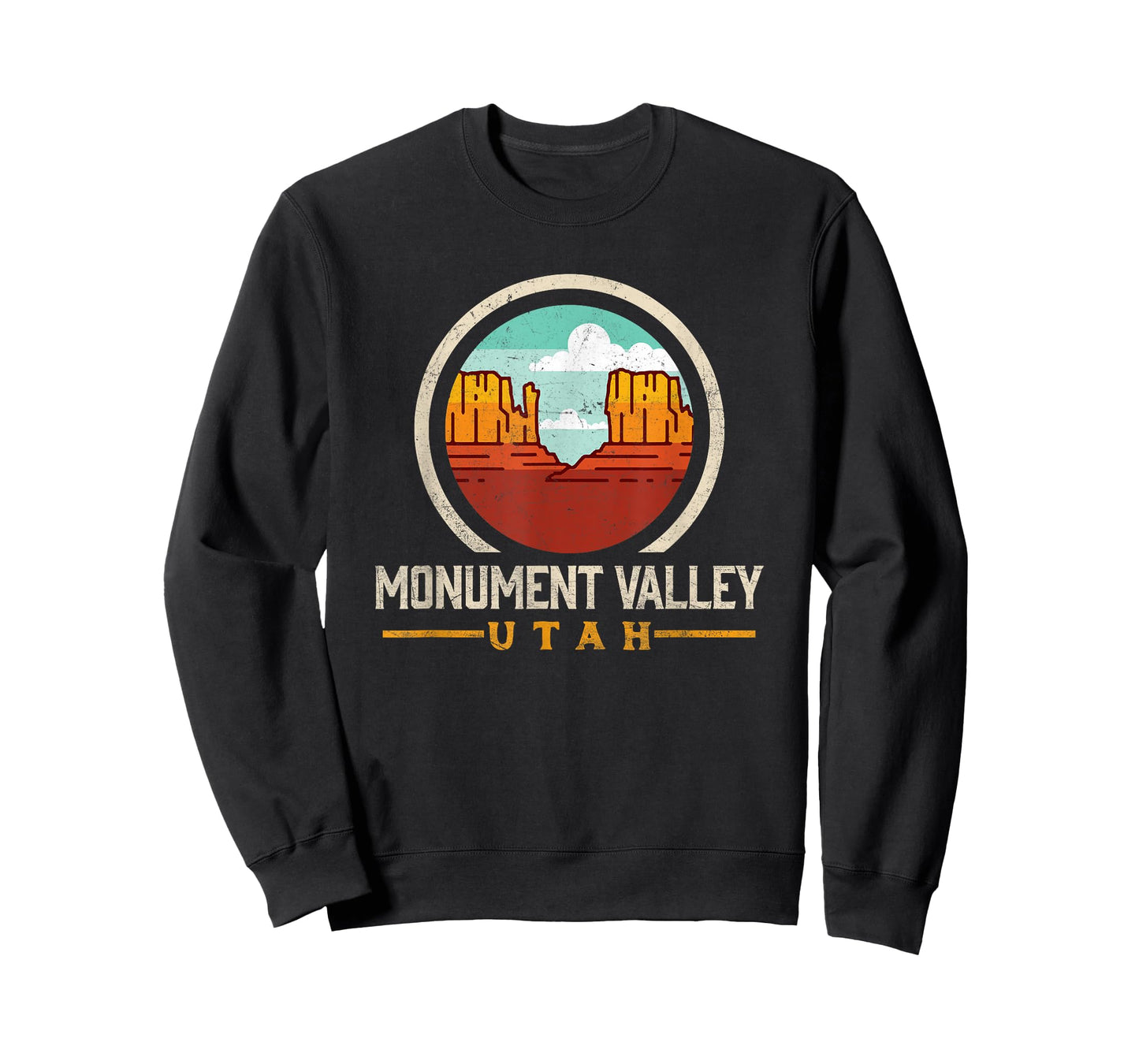 Monument Valley Graphic Tee - Classic Vintage Seal Design T-Shirt