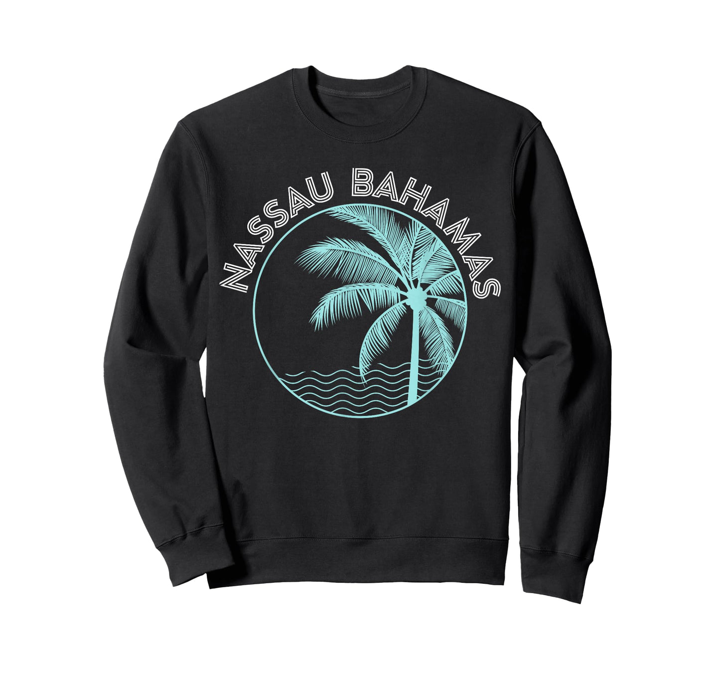 Nassau Bahamas Vintage Printed Sunset T-shirt T-Shirt