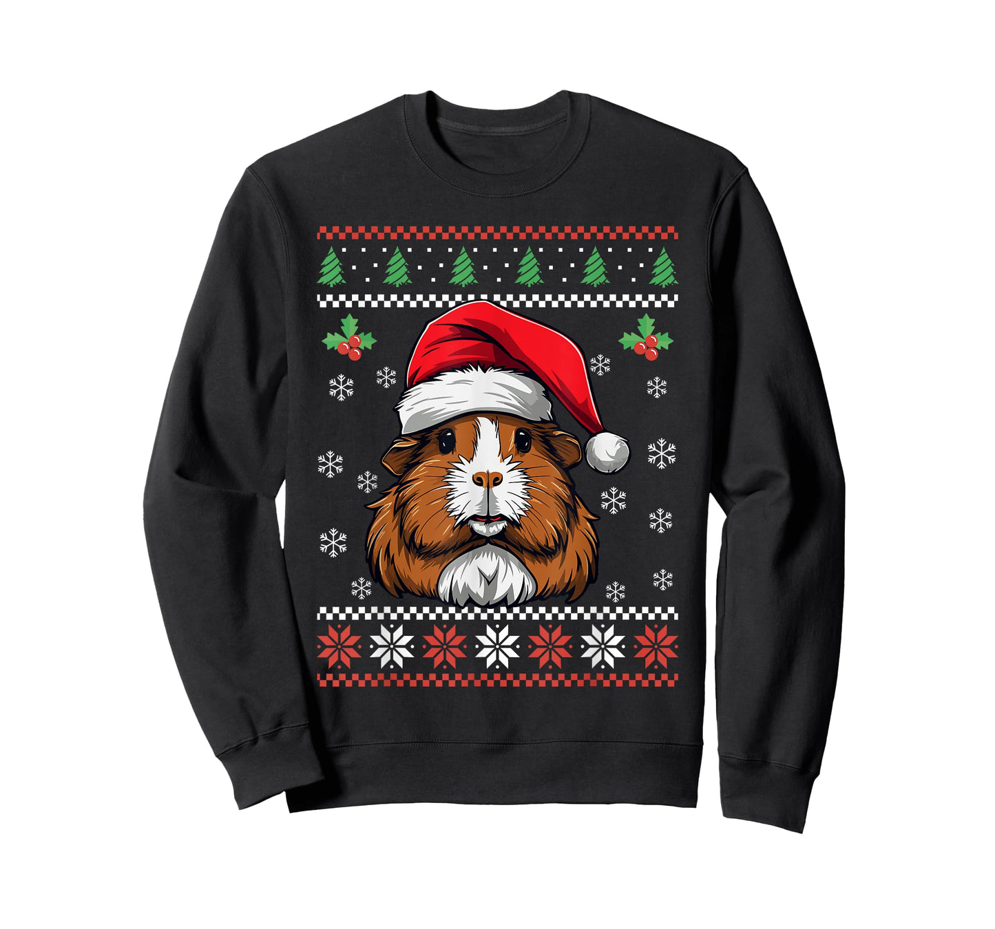 Guinea Pig Ugly Christmas Sweater Xmas for Adults Kids T-Shirt