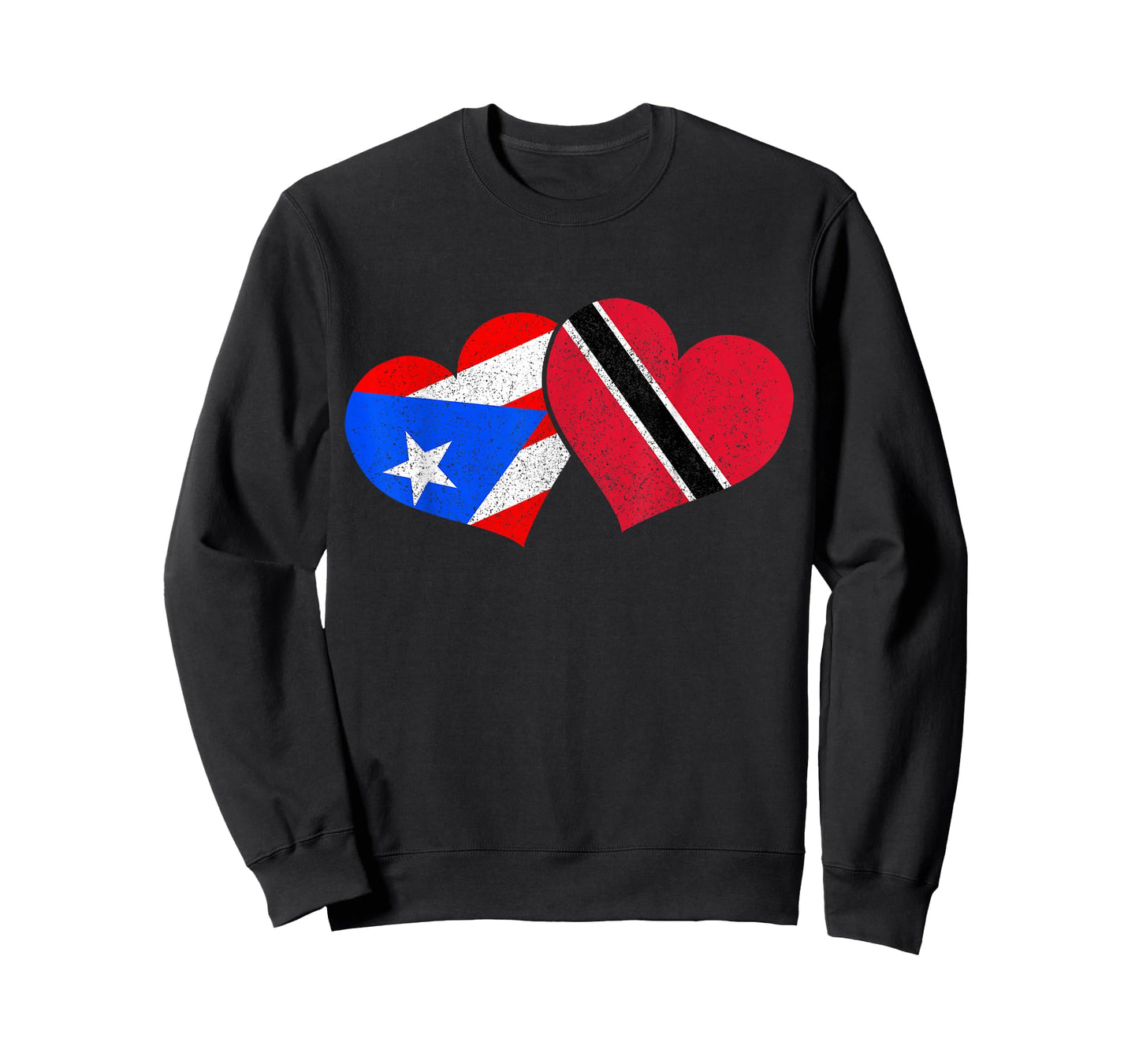 Trinidad & Tobago Puerto Rico Heritage Trinidadian Flag T-Shirt