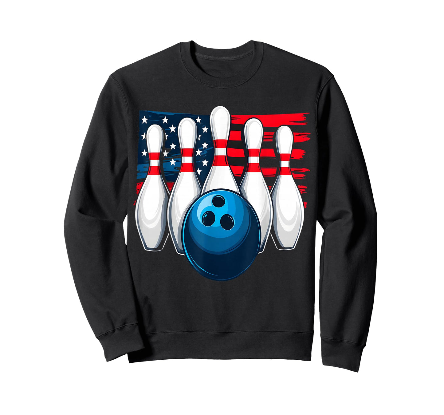 Bowling American Flag T-Shirt
