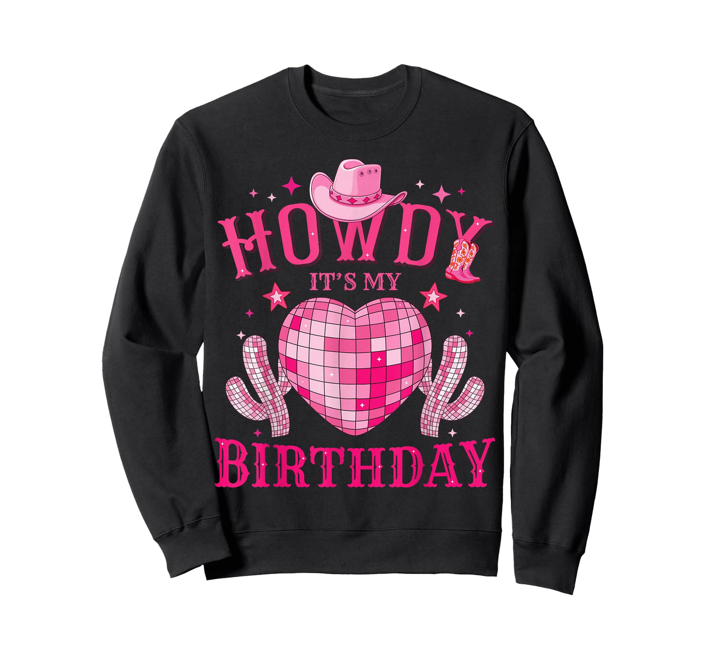 Howdy Its My Birthday Cowgirl Rodeo Western Girls Women T-Shirt