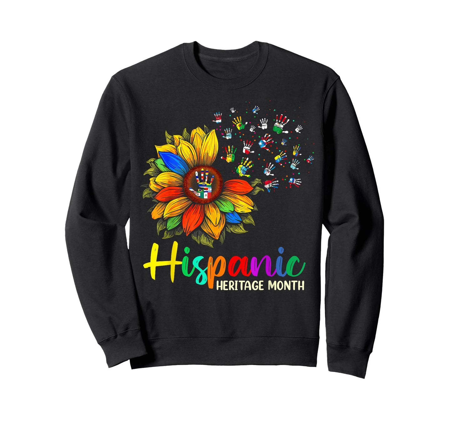 National Hispanic Heritage Month Sunflower All Countries T-Shirt
