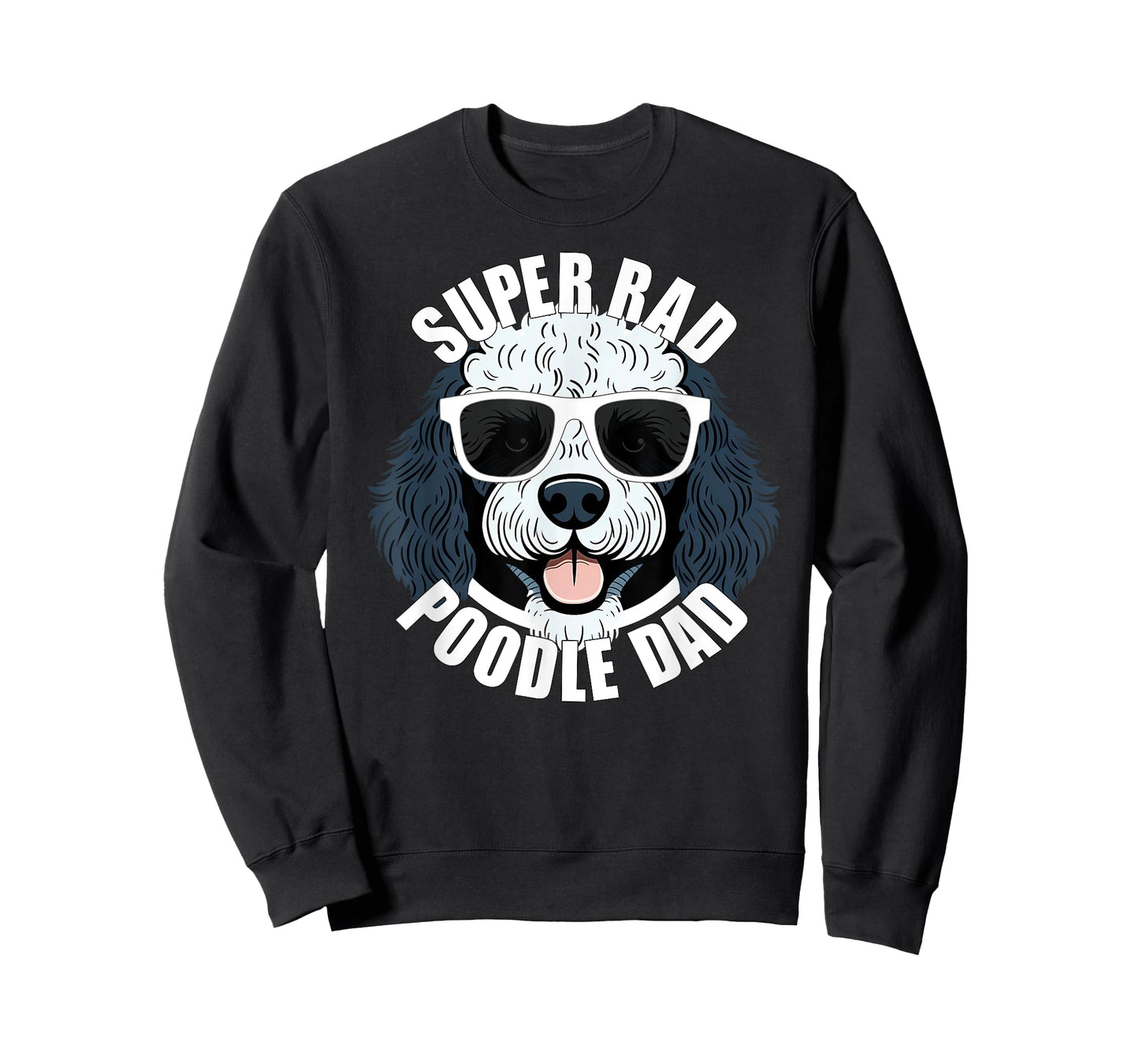 Poodle Dad Funny Father’s Day Parti Poodle Dog Dad Men’s T-Shirt