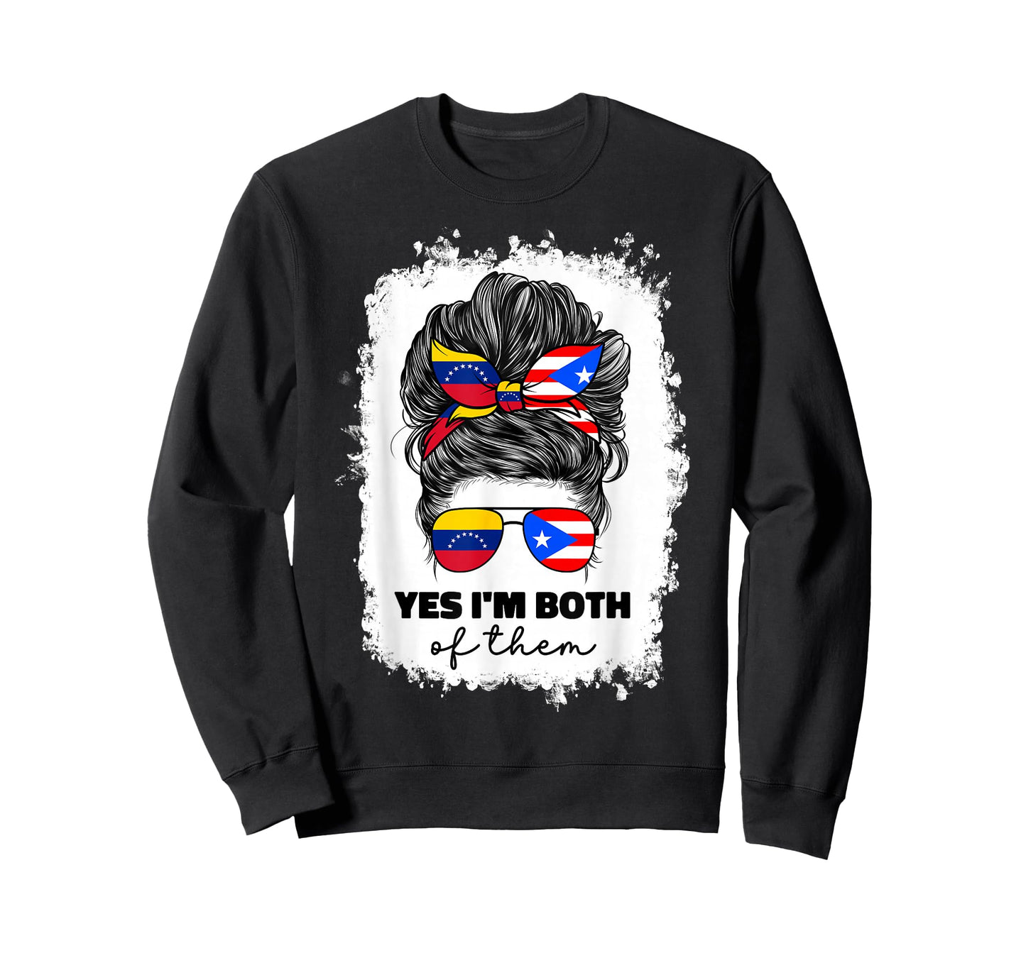 Venezuelan And Puerto Rican Rico Venezuela Flag Girl Women T-Shirt