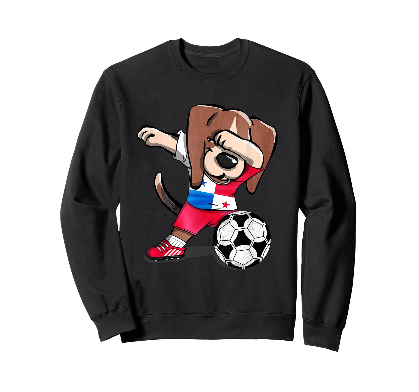 Dabbing Beagle Panama Soccer Fans Jersey Panamanian Football T-Shirt