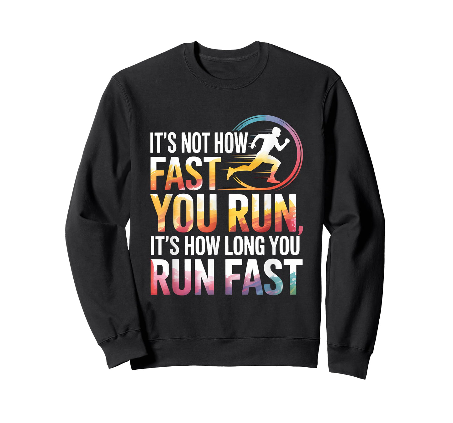 It’s Not How Fast You Run Marathon Running Motivation XC T-Shirt