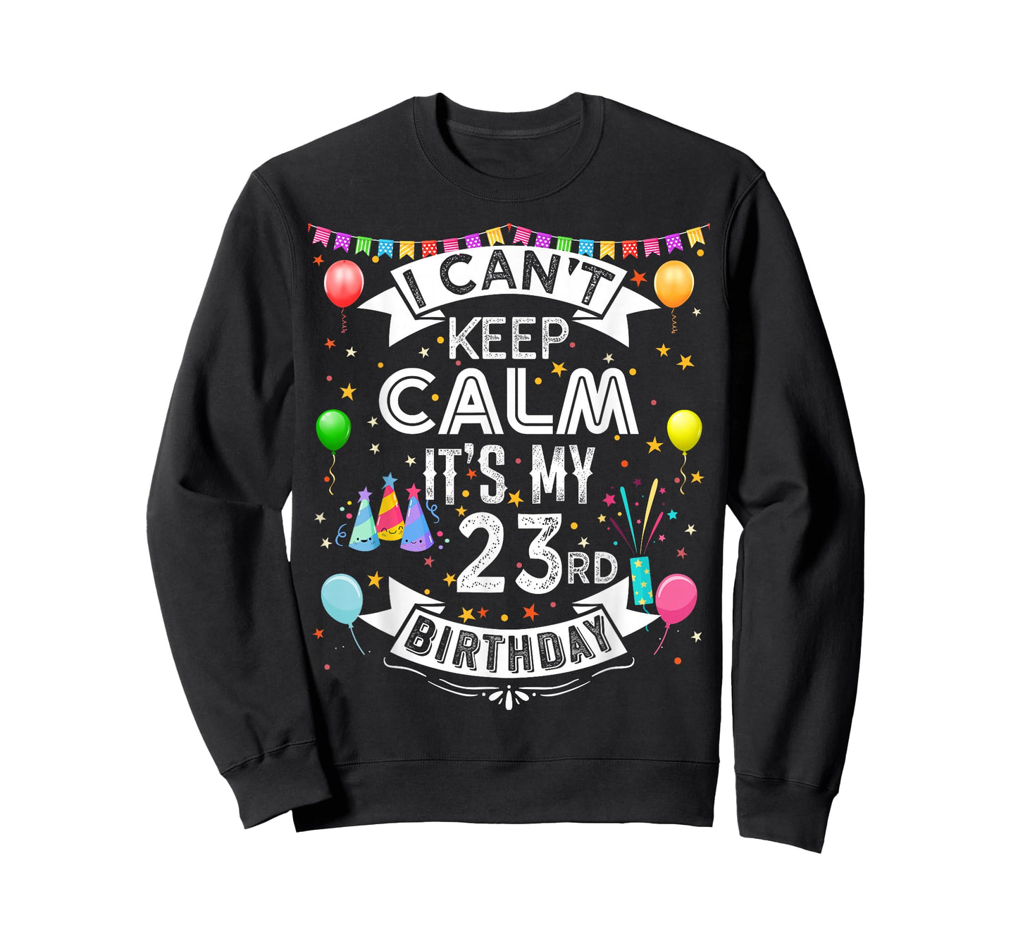 I Can't Keep Calm It's My 23rd Birthday 23 Year Old T-Shirt