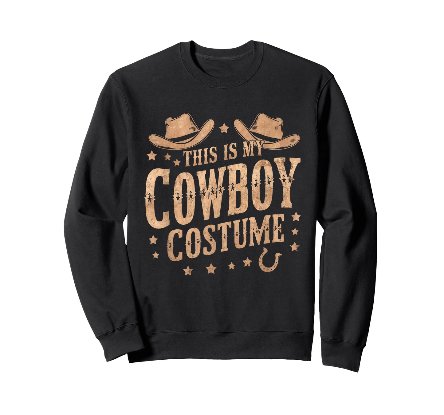 This Is My Cowboy Costume Western Cowboy Hat Country Lover T-Shirt