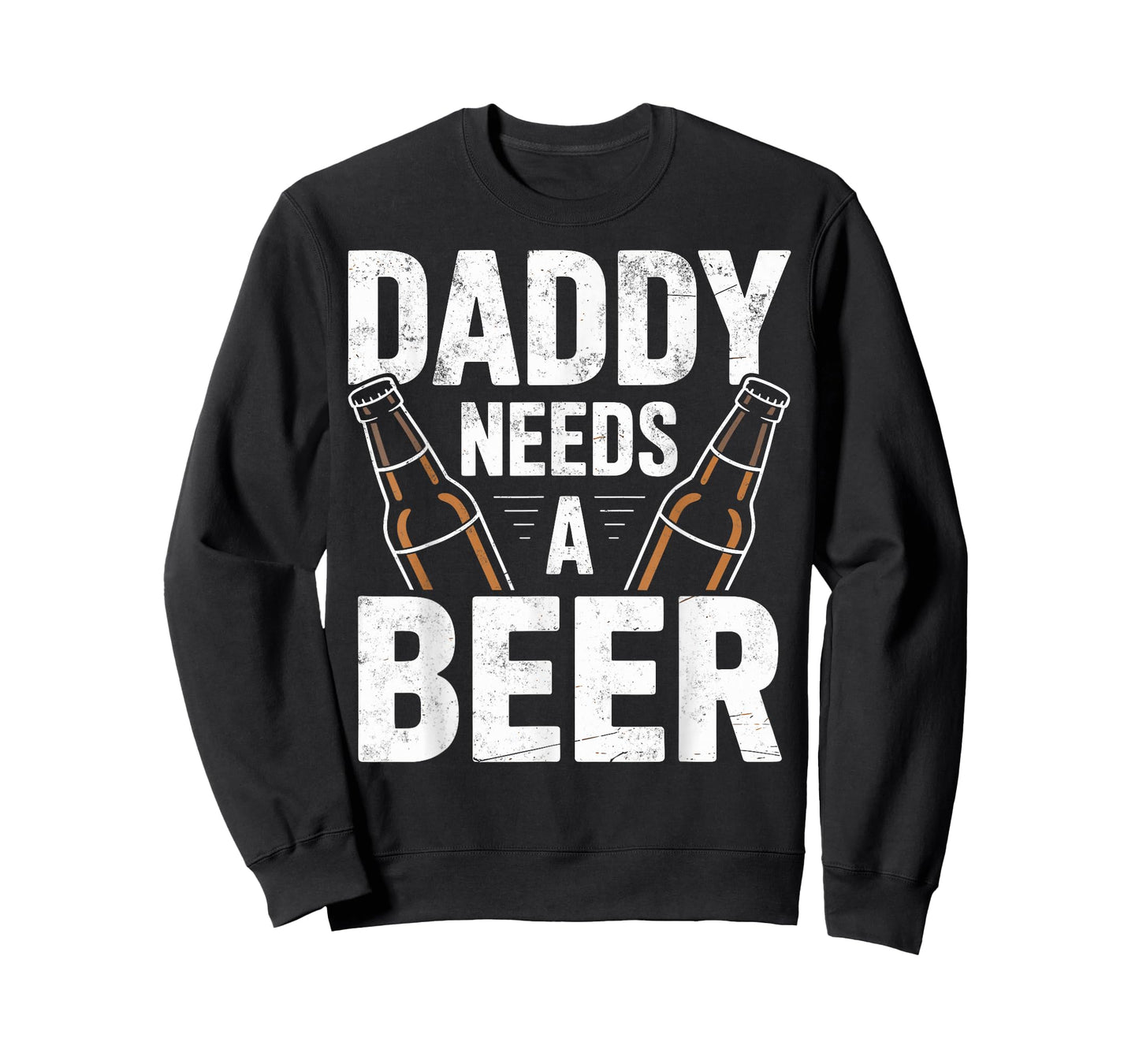 Daddy Needs a Beer Funny Dad Beer Lover Tee Drinking Joke T-Shirt