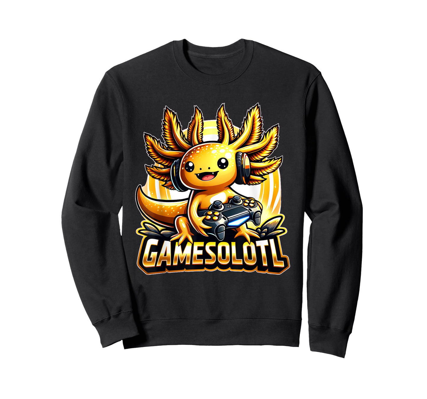 Gamesolotl Axolotl Gamer kawaii Anime kids T-Shirt