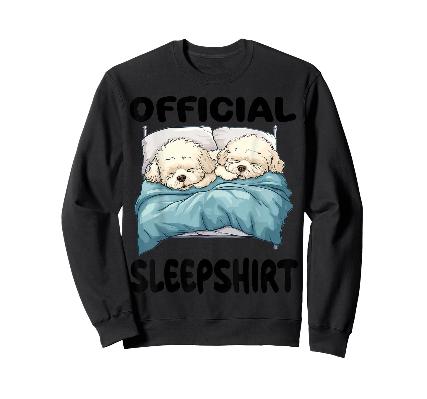 Bichon Frise Dog Official Sleepshirt Pajamas Nightgown T-Shirt