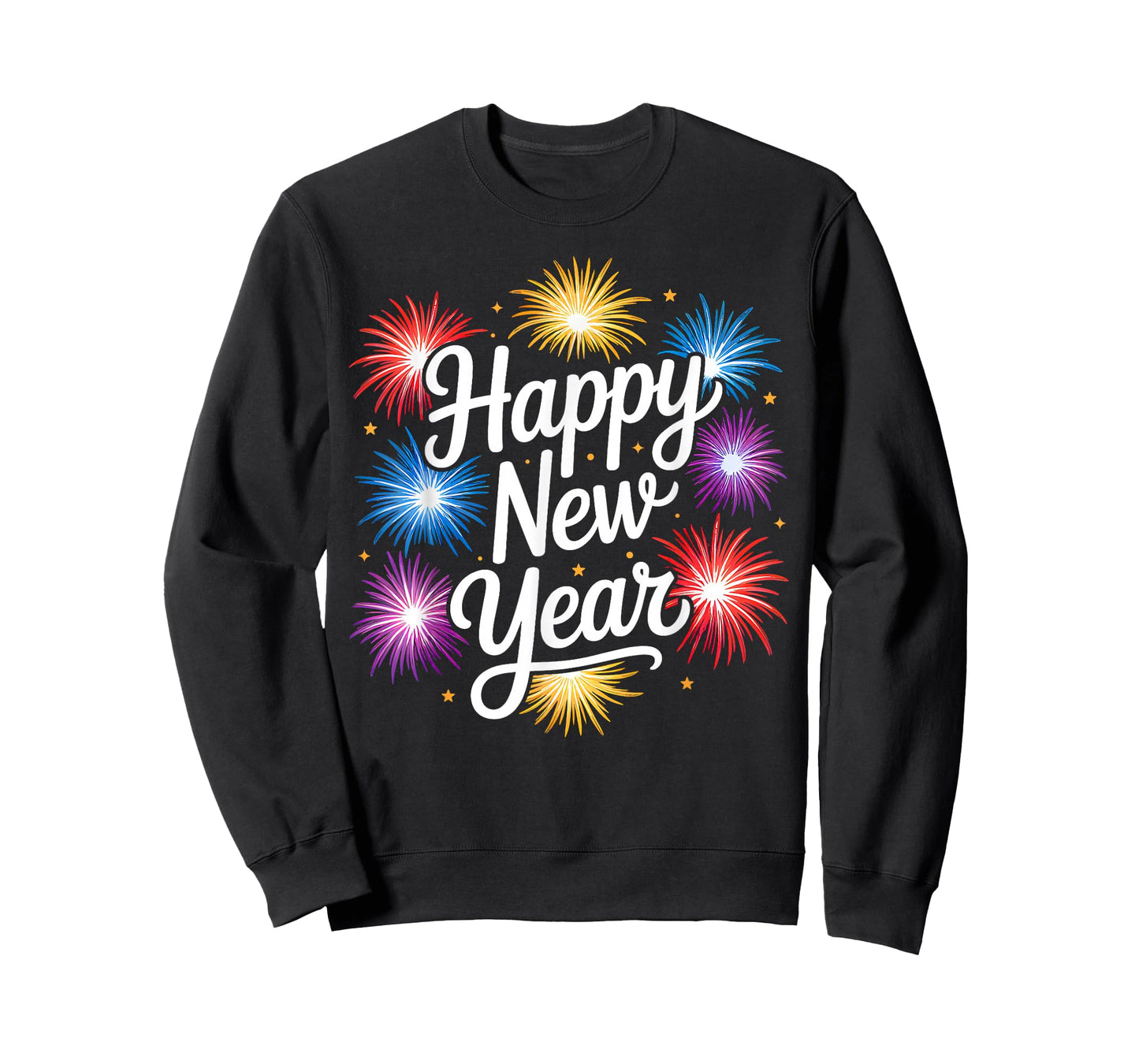 Happy New Year Party Family Matching New Years Eve Fireworks T-Shirt