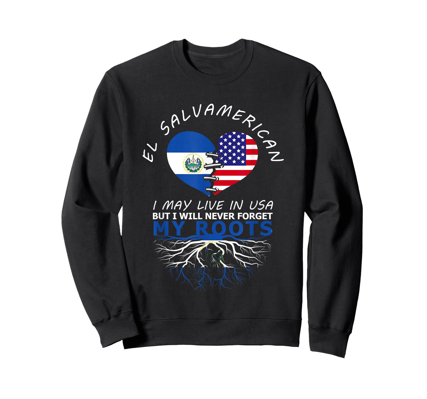 El Salvador USA Proud Of Both Countries El Salvamerican T-Shirt