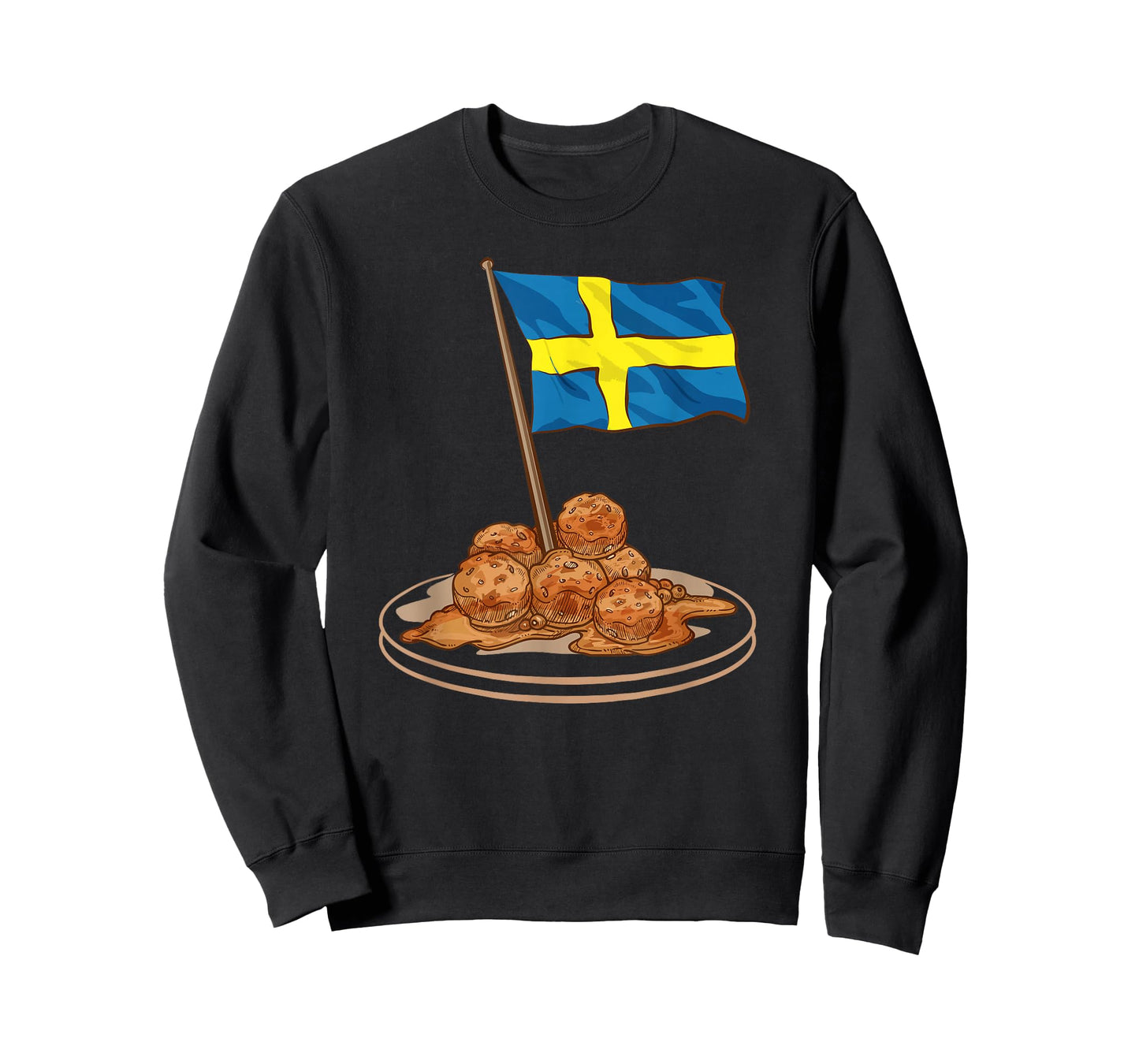 Swedish Meatballs Sweden Europe Travel T-Shirt