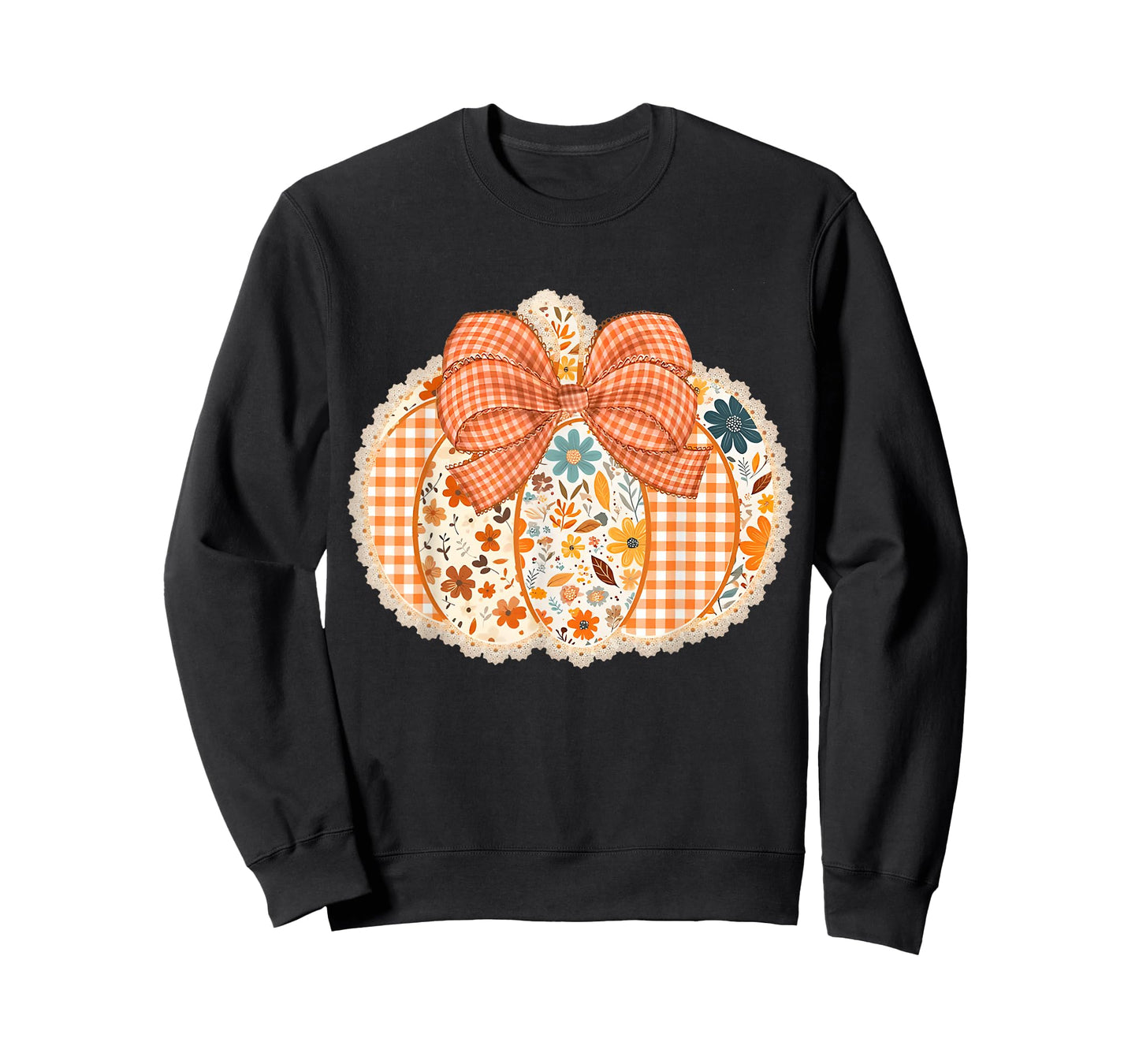 Farm Fresh Pumpkins Hand Picked Daily Caro Vintage Style T-Shirt