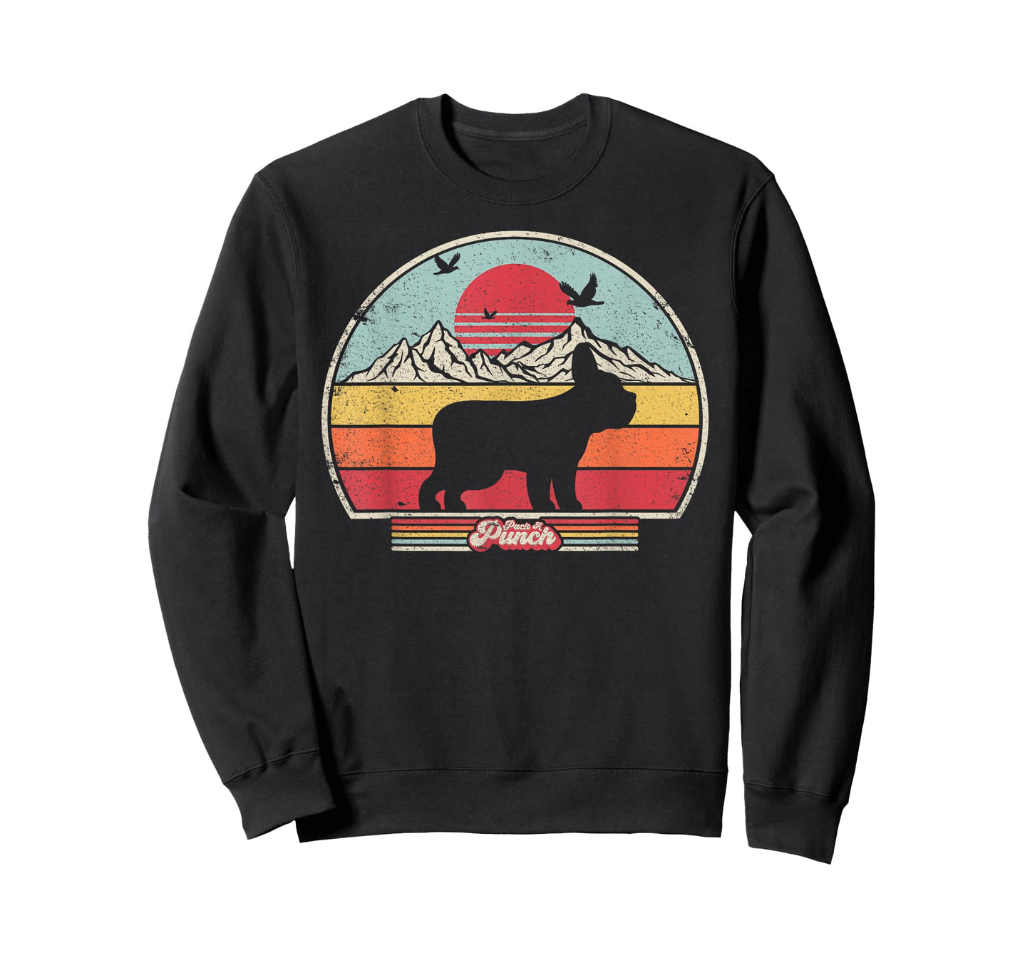 French Bulldog Shirt. Retro Style T-Shirt