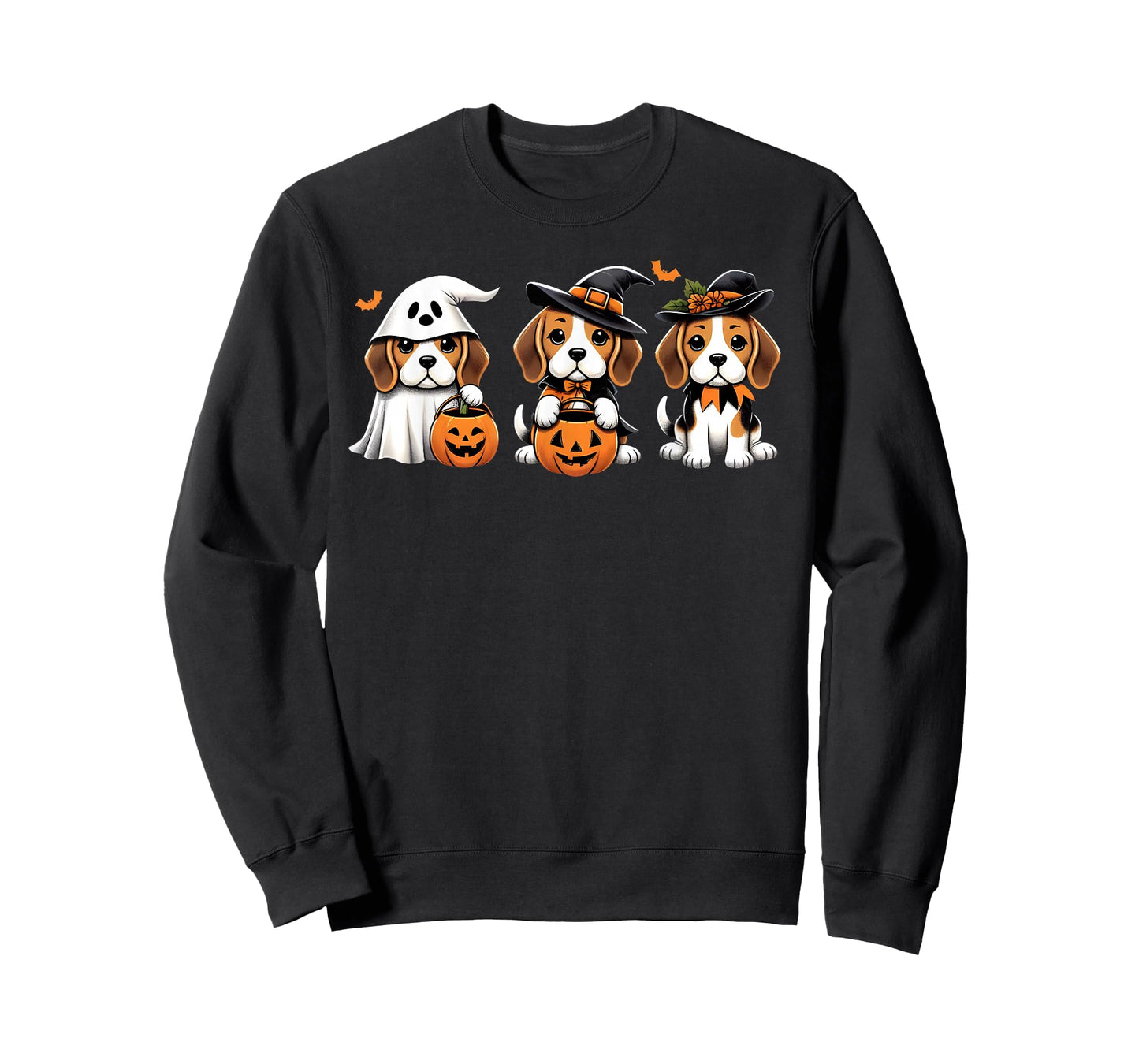 Cute Beagle Spooky Halloween Costume Beagle Ghost Dogs T-Shirt