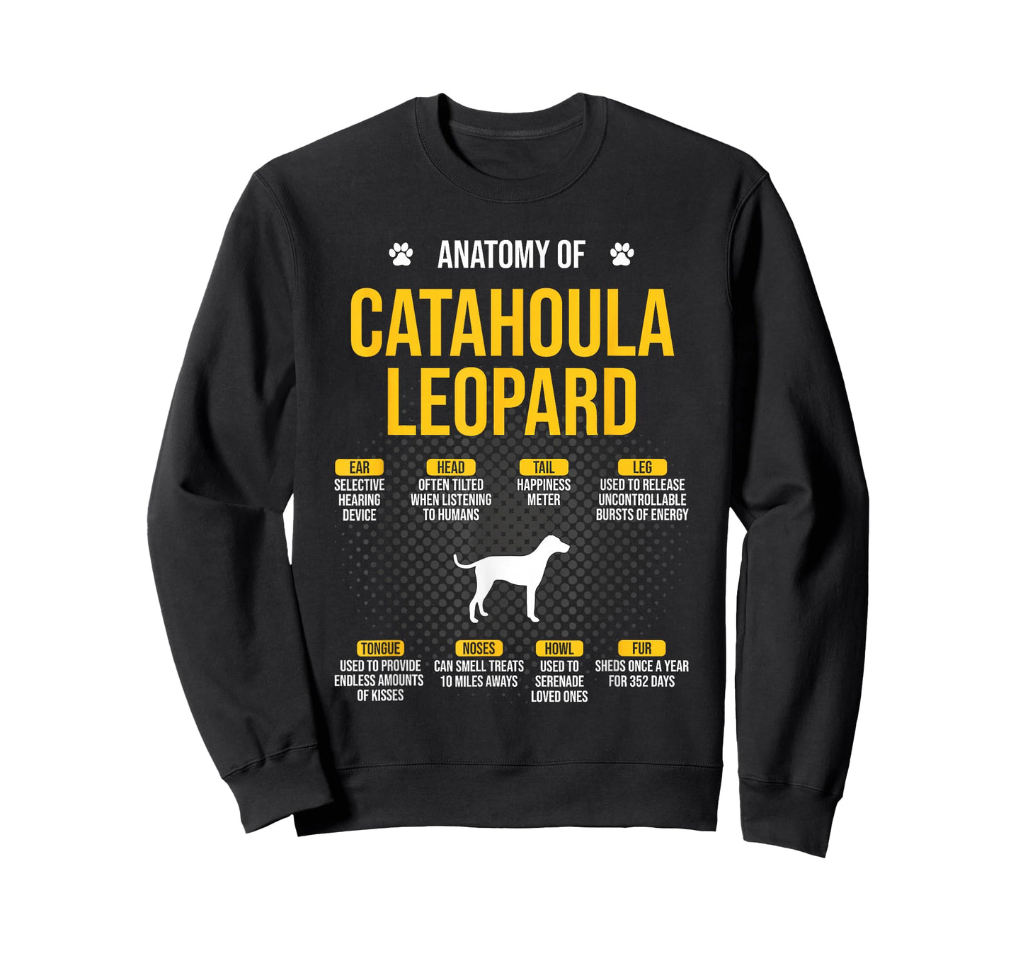 Anatomy Of Catahoula Leopard Dog Lover T-Shirt