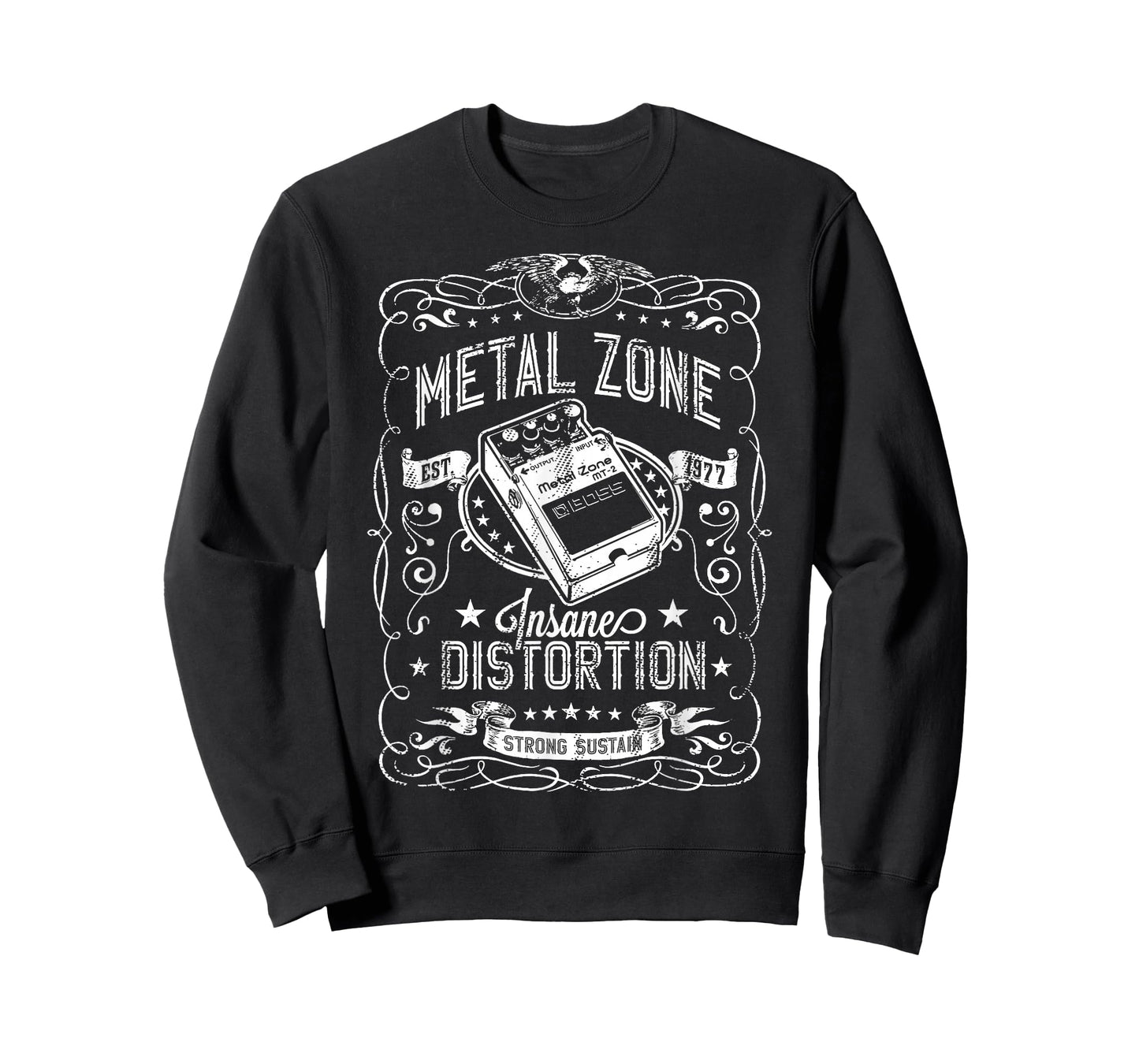 Metal Zone Insane Distortion Strong Sustain Guitar T-Shirt