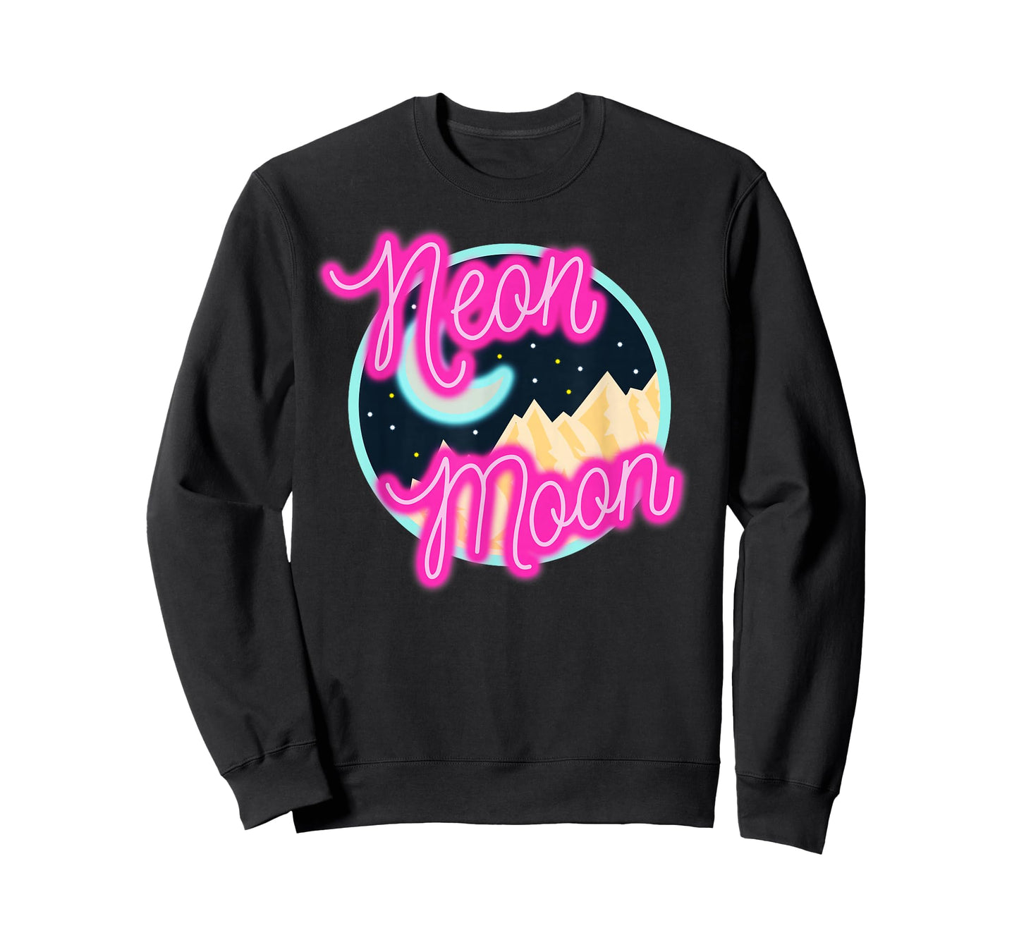 Neon Moon Shirt Retro Western 80s 90s Country Tee T-Shirt