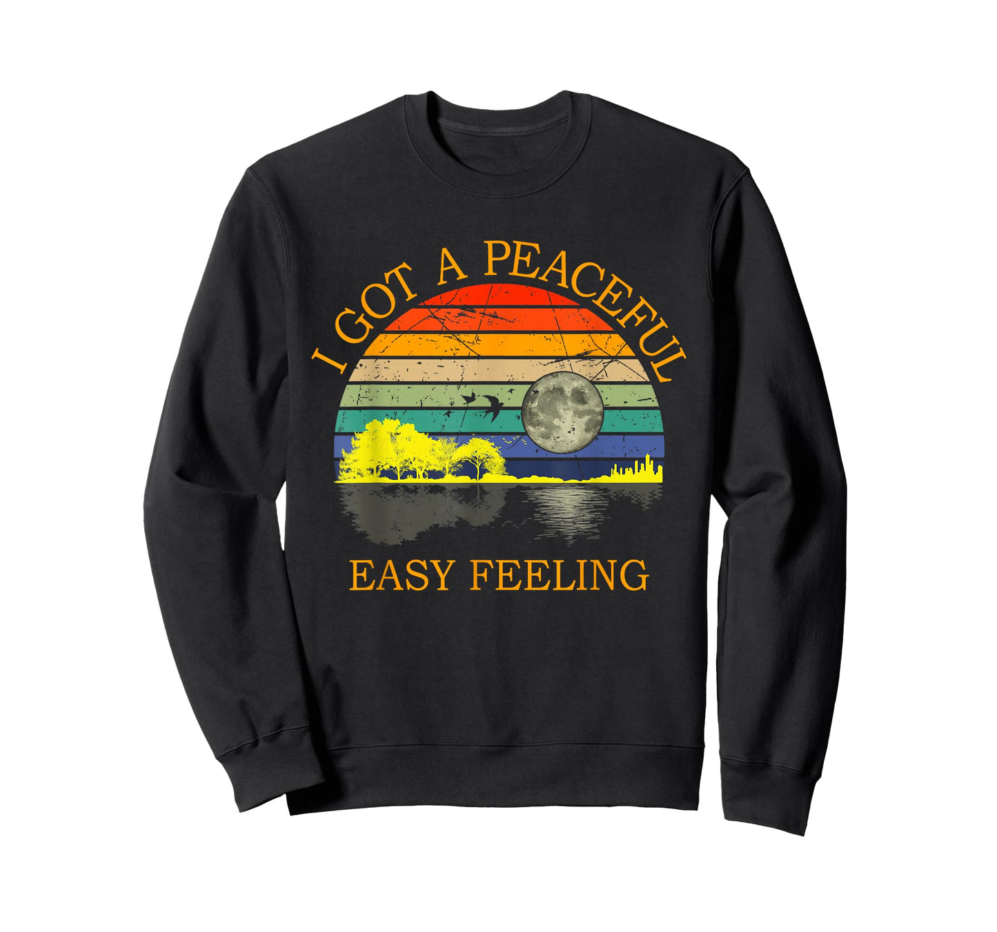 I Got An Easy Guitar Lake Shadow Peaceful Feeling T-Shirt