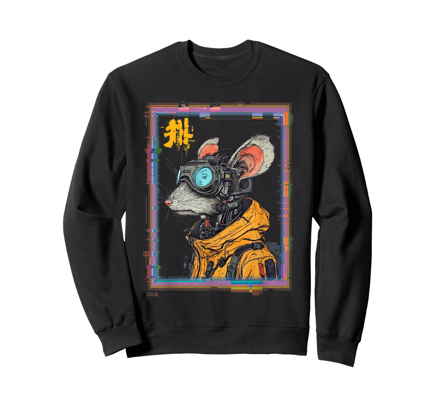 Japanese Cyberpunk Mouse Cool Rat T-Shirt